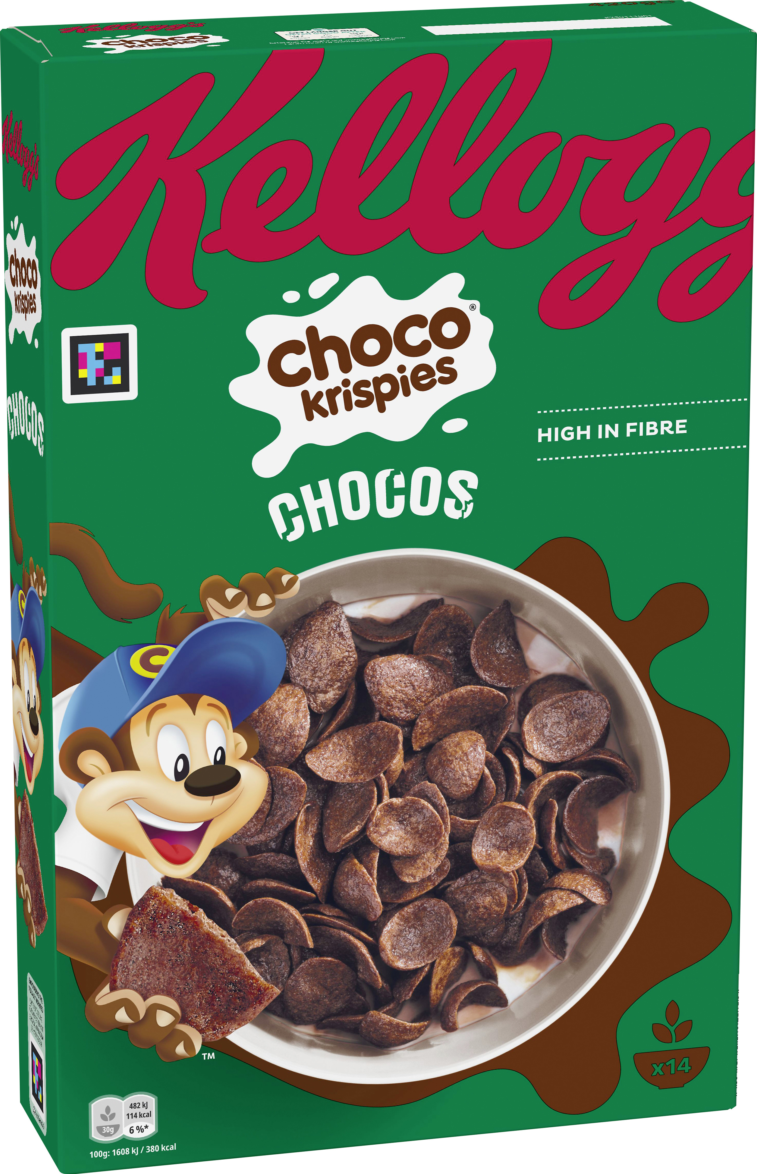 Kellogg's Choco Krispies Chocos 420g Kellogg's Choco Krispies Chocos 420g