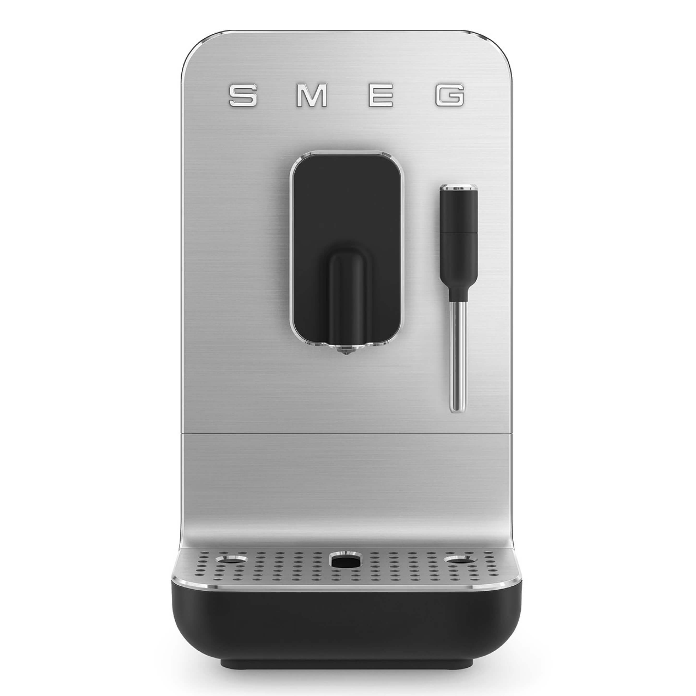 SMEG Kaffeevollautomat mit Dampffunktion schwarz BCC12BLMEU
