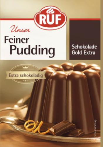 Ruf Unser Feiner Pudding Schokolade Gold Extra 3-Stück-Packung