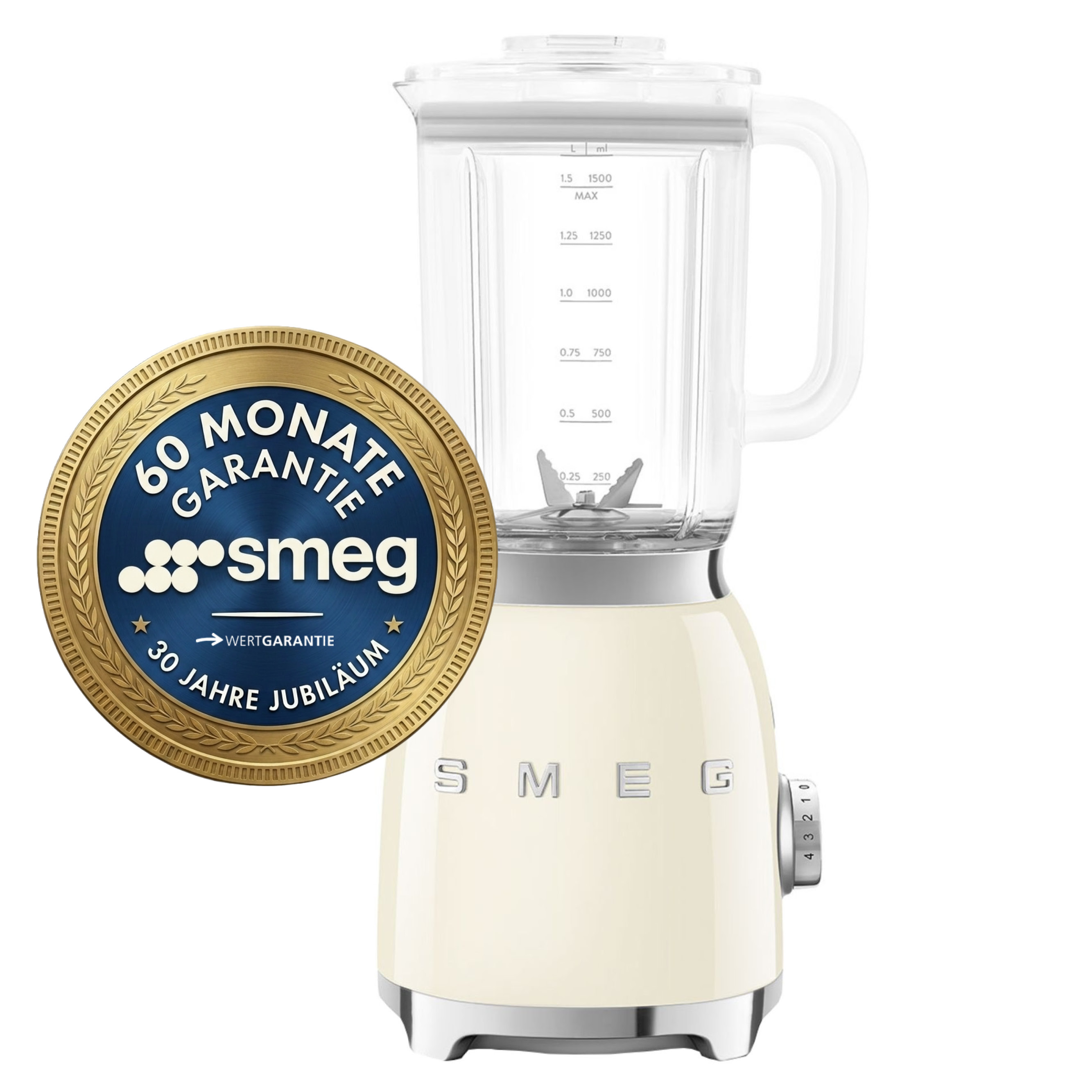 SMEG Standmixer Creme BLF03CREU