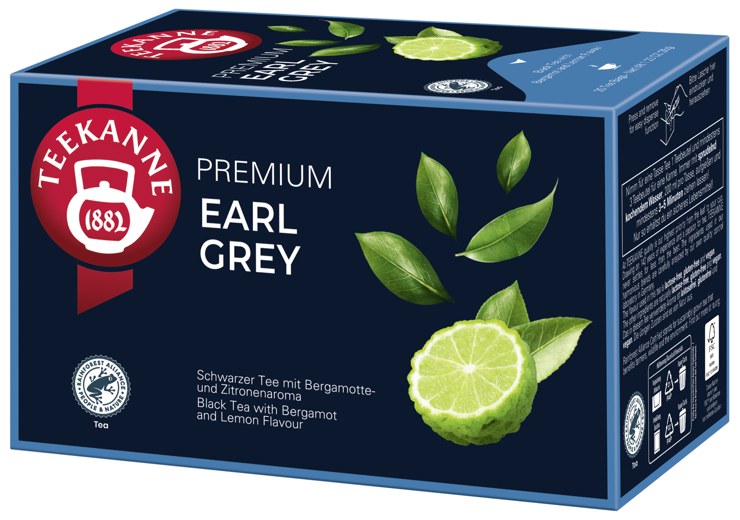 Teekanne Premium Earl Grey 20x2g