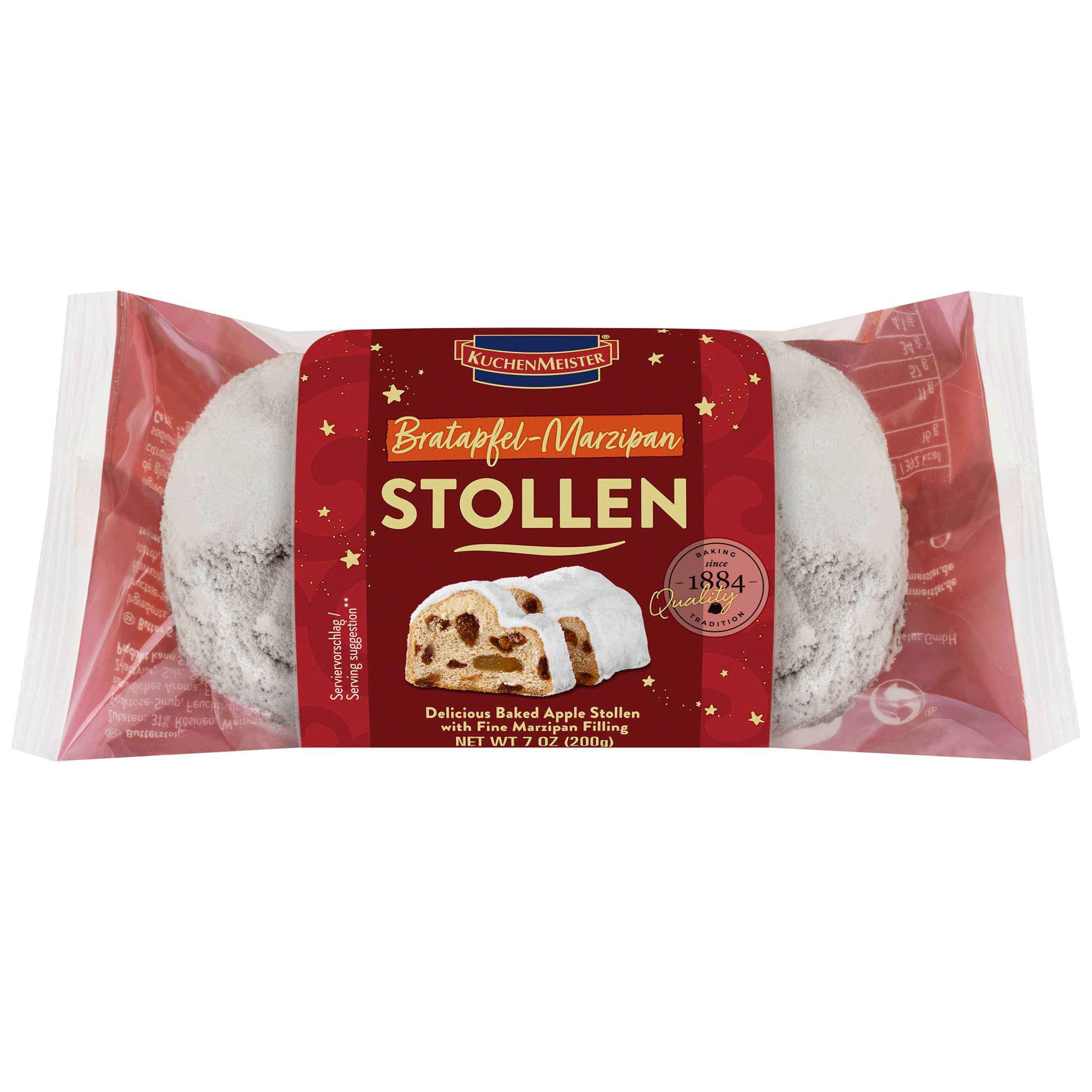 Kuchenmeister Bratapfelstollen 200g
