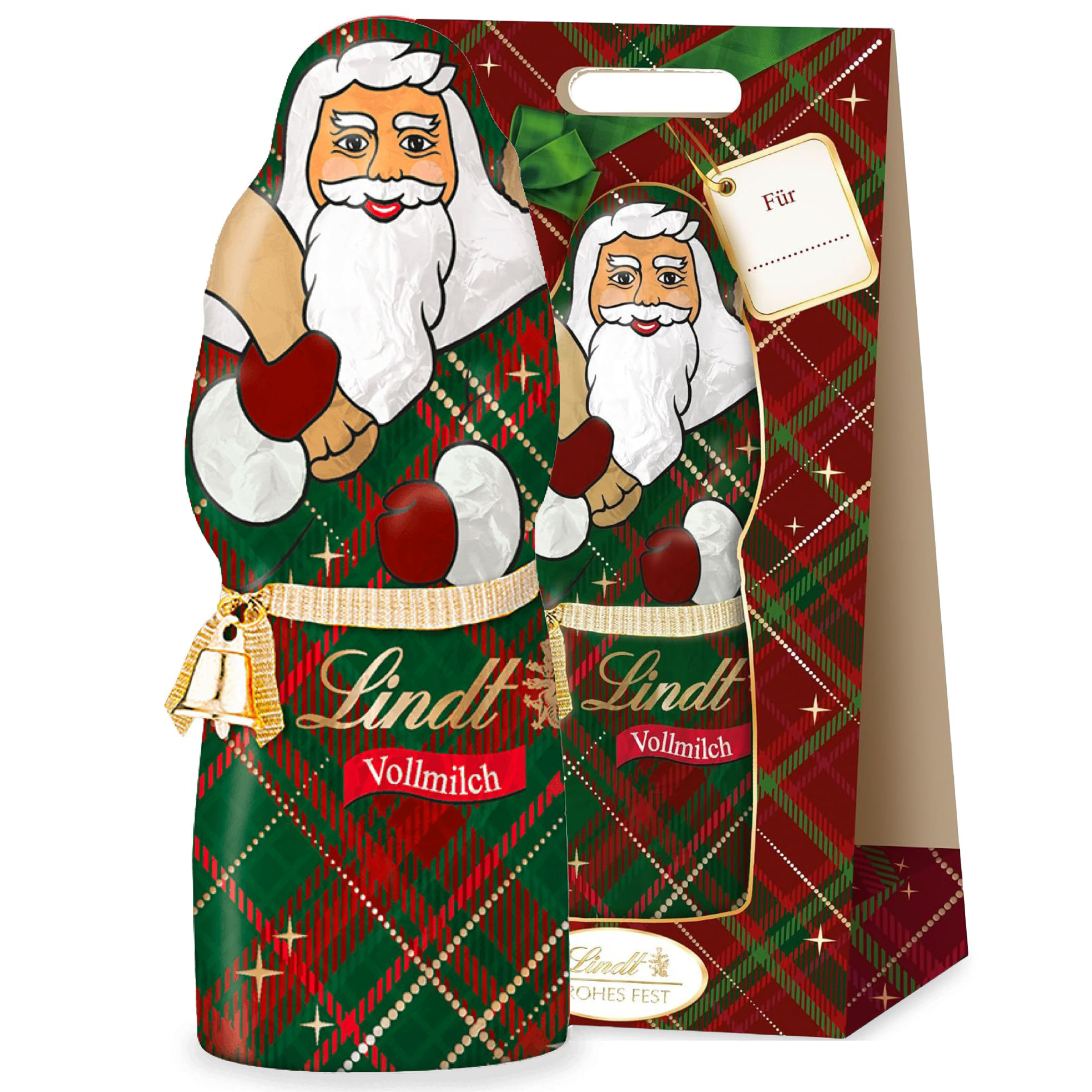 Lindt Weihnachtsmann XXL 1kg Karo Royal 