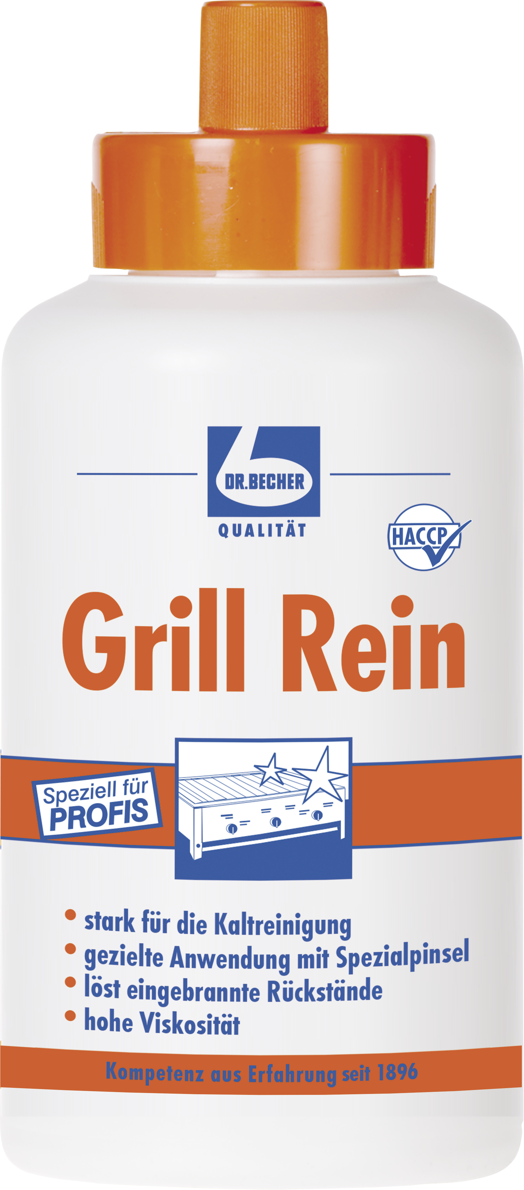 Dr. Becher Grill Reiniger mit Pinsel 1 Liter