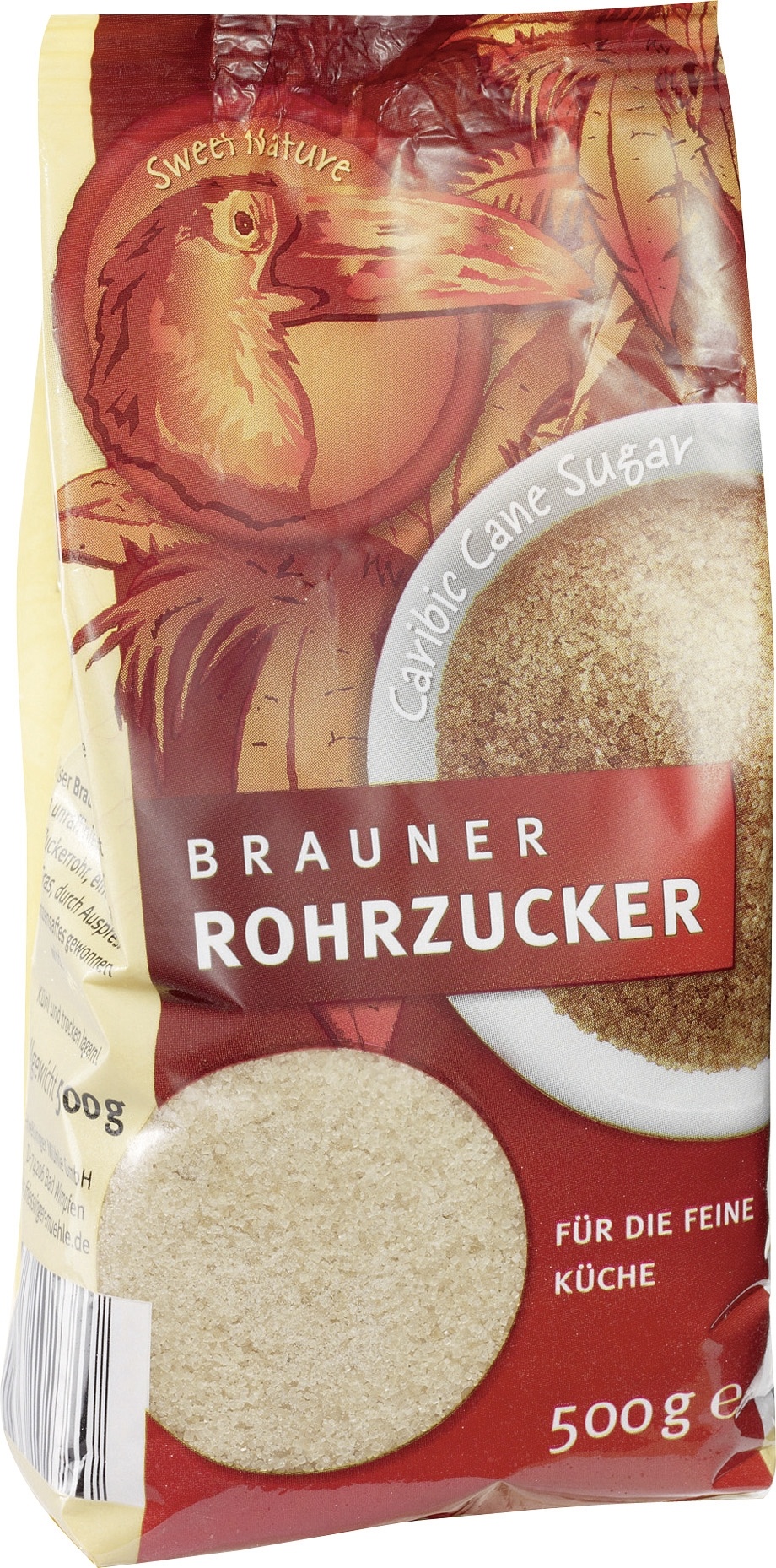 4006363102340 - Sweet Nature Brauner Rohrzucker 500g 4006363102340 - Sweet Nature Brauner Rohrzucker 500g