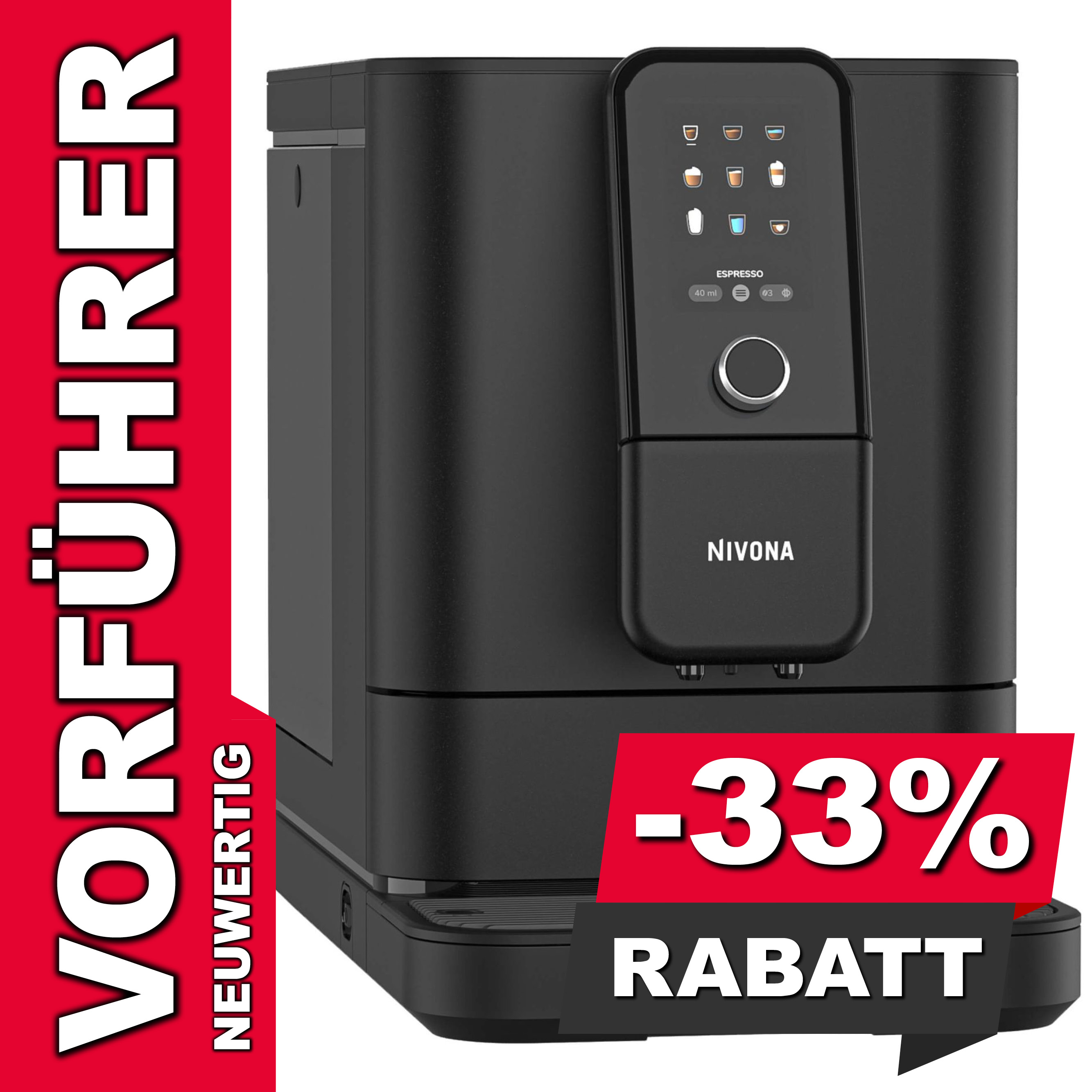 Vorführgerät - Nivona Kaffeevollautomat NIVO 8101 schwarz