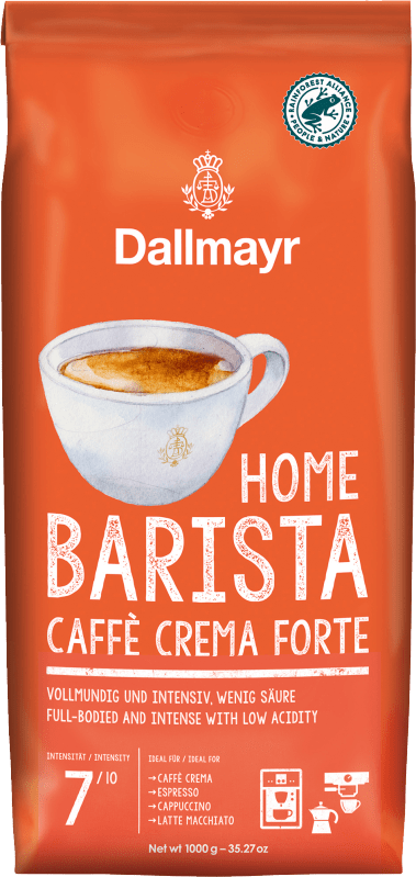 Dallmayr Home Barista Caffe Crema Forte 1kg ganze Bohnen