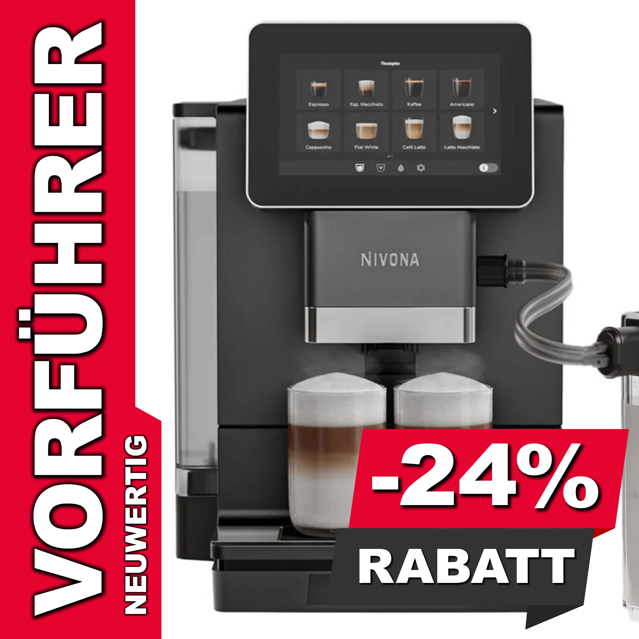 Vorführgerät - Nivona Kaffeevollautomat NIVO 9101 matt schwarz/chrom