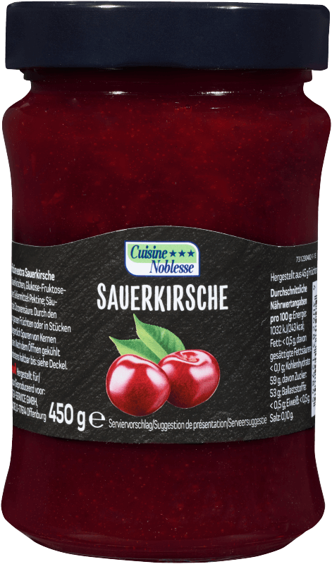 Cuisine Noblesse Sauerkirsche Konfitüre 450g