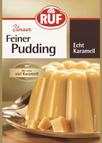 Ruf Unser Feiner Pudding Echt Karamell 3-Stück-Packung