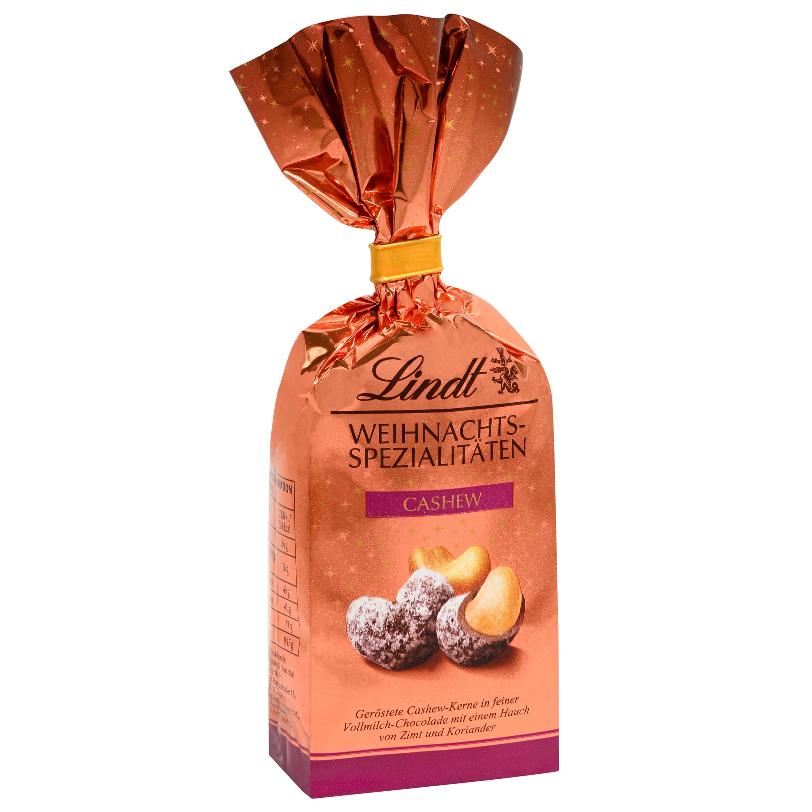 Lindt Weihnachts-Spezialitäten Cashew 100g