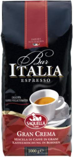 8002650000753 - Saquella Bar Italia Espresso Gran Crema ganze Bohnen 1kg 8002650000753 - Saquella Bar Italia Espresso Gran Crema ganze Bohnen 1kg