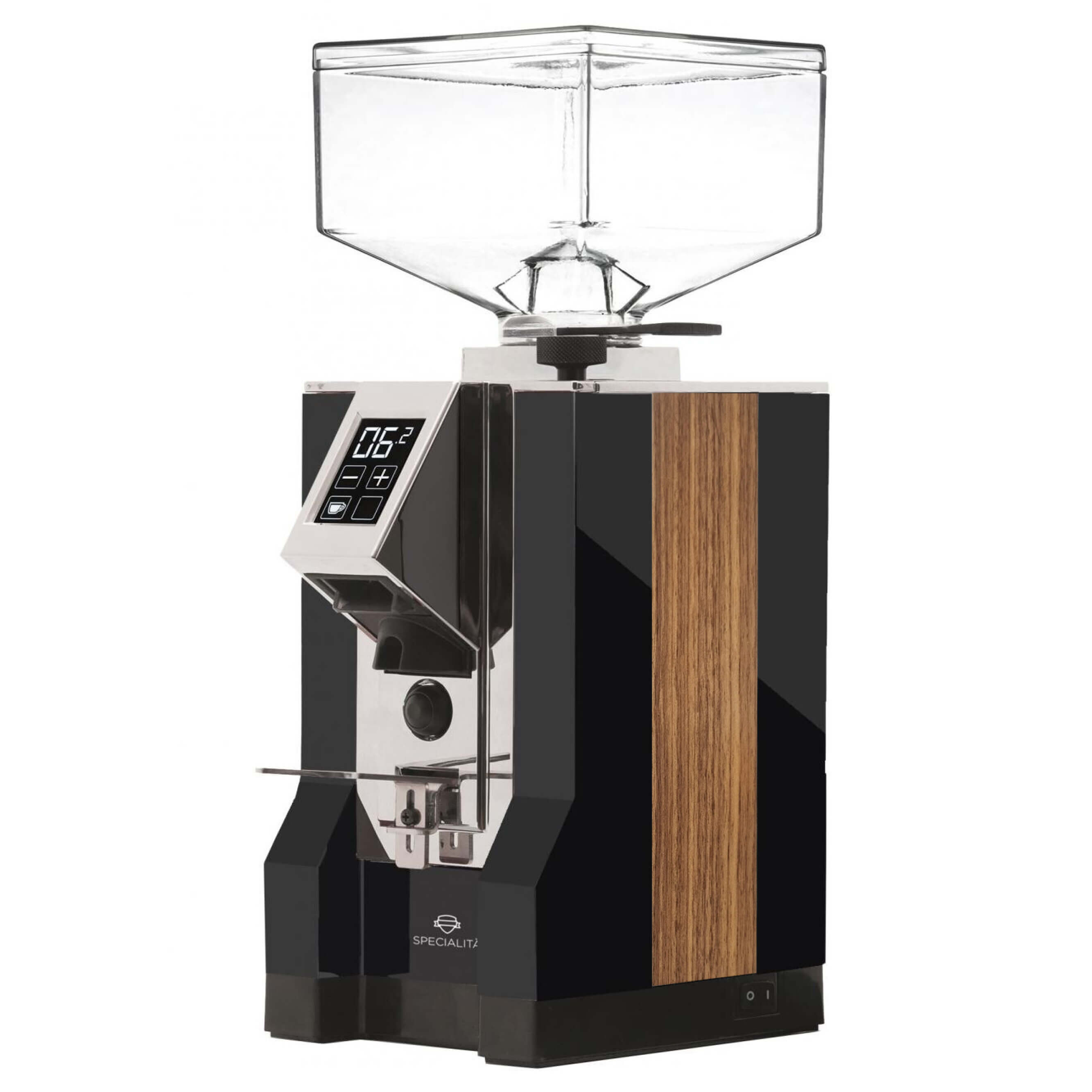 Eureka Mignon Specialita 18WD Kaffeemühle inkl. Stripes "Walnut"