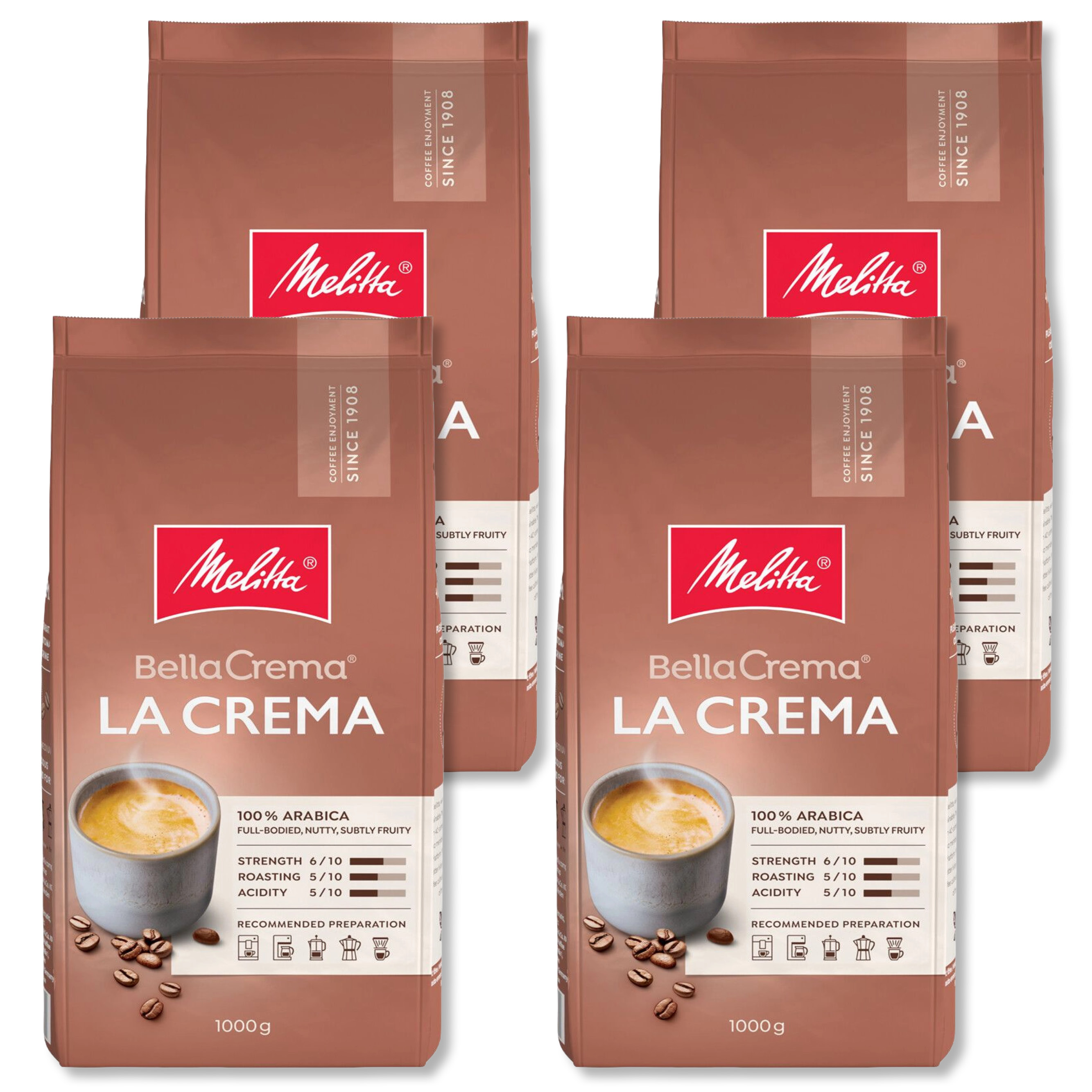 Melitta Bella Crema La Crema Vorteilspack 4 Stück