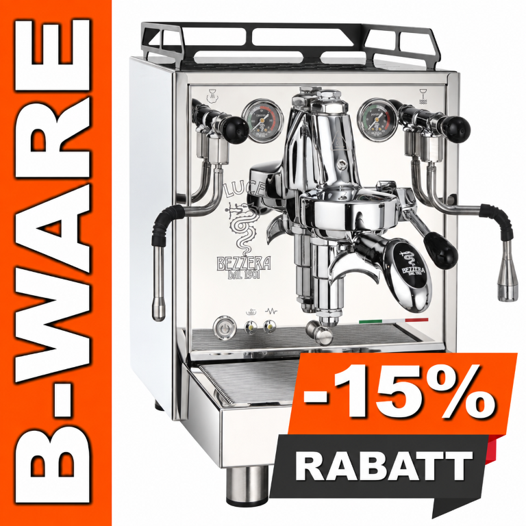B-Ware #5427 - Bezzera Luce S Edelstahl Espressomaschine