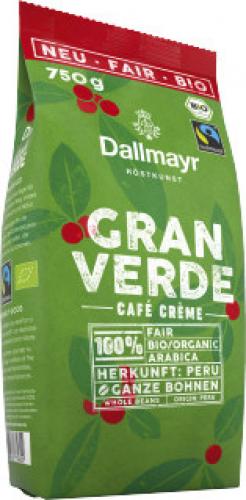 Dallmayr Gran Verde BIO Café Crema ganze Bohnen 750g