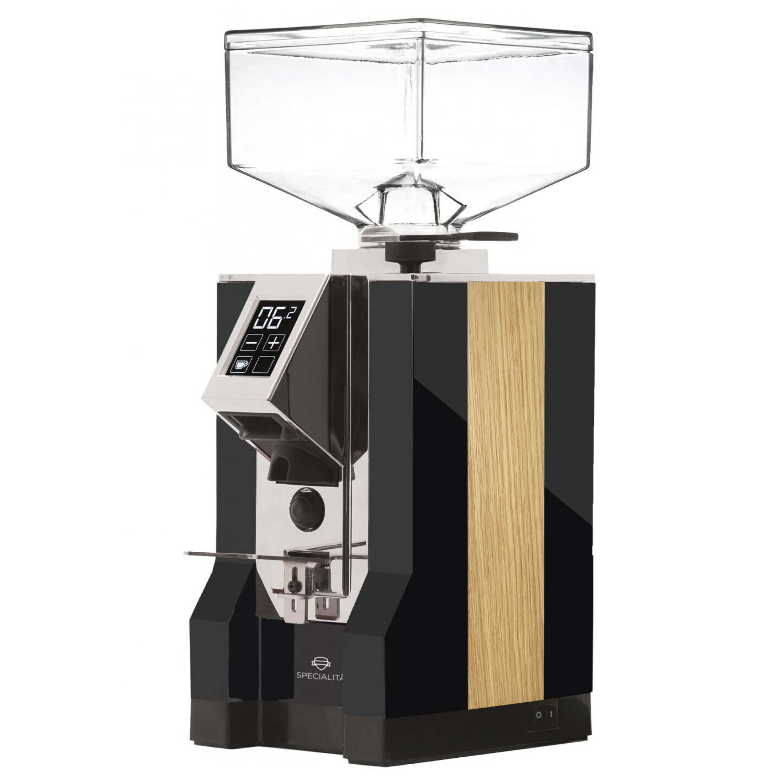 Eureka Mignon Specialita 18WD Kaffeemühle inkl. Stripes "Oak"