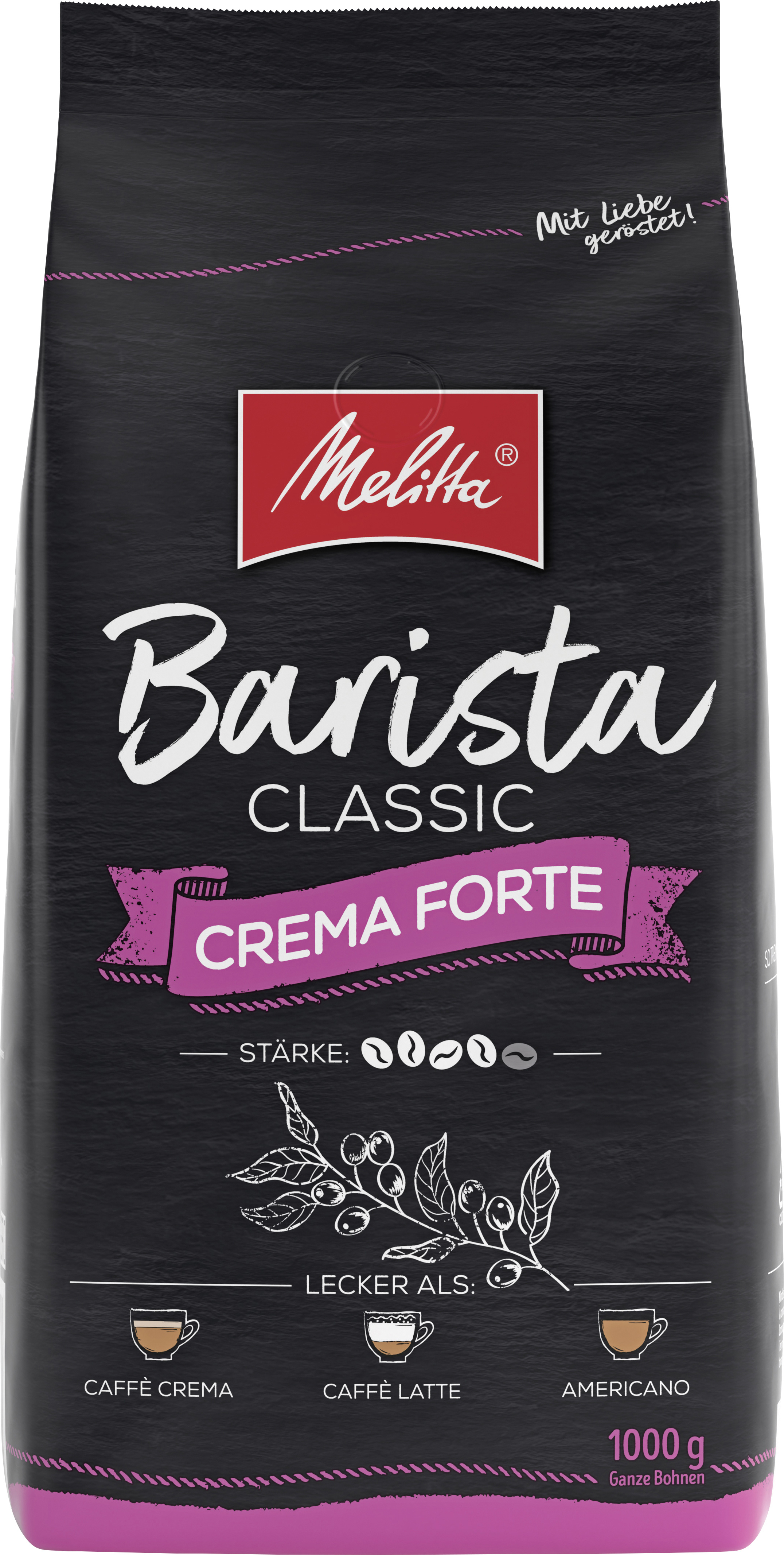 Melitta Barista Crema Forte ganze Bohnen 1kg