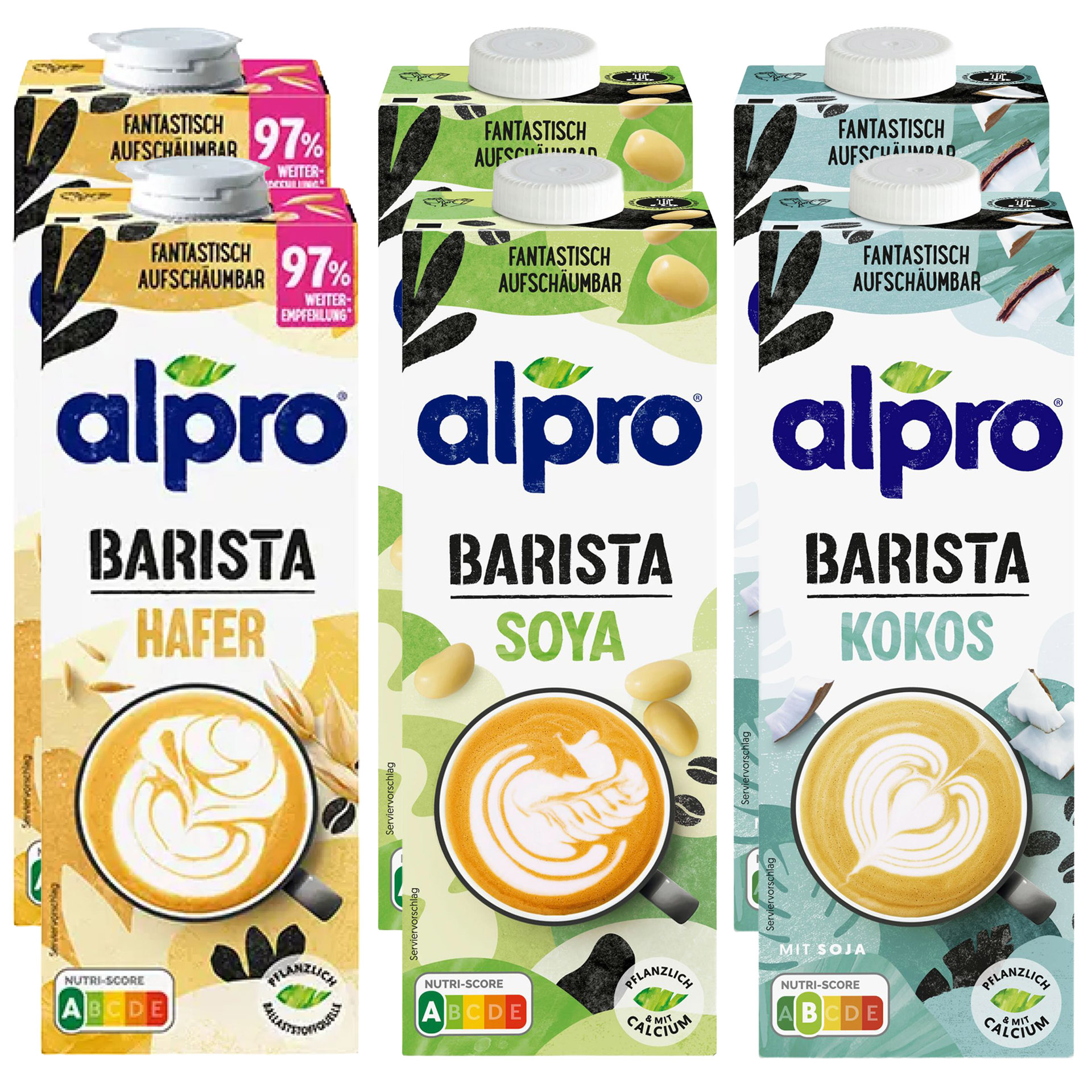 Alpro Barista Probier-Set 6er Pack (6 Liter)