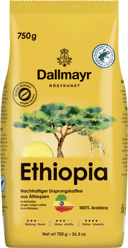 Dallmayr Ethiopia ganze Bohnen 750g