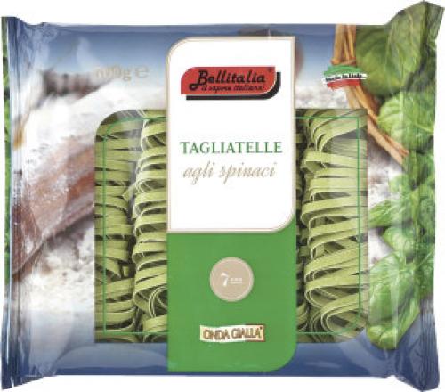 Bellitalia Tagliatelle grün 7mm 500g