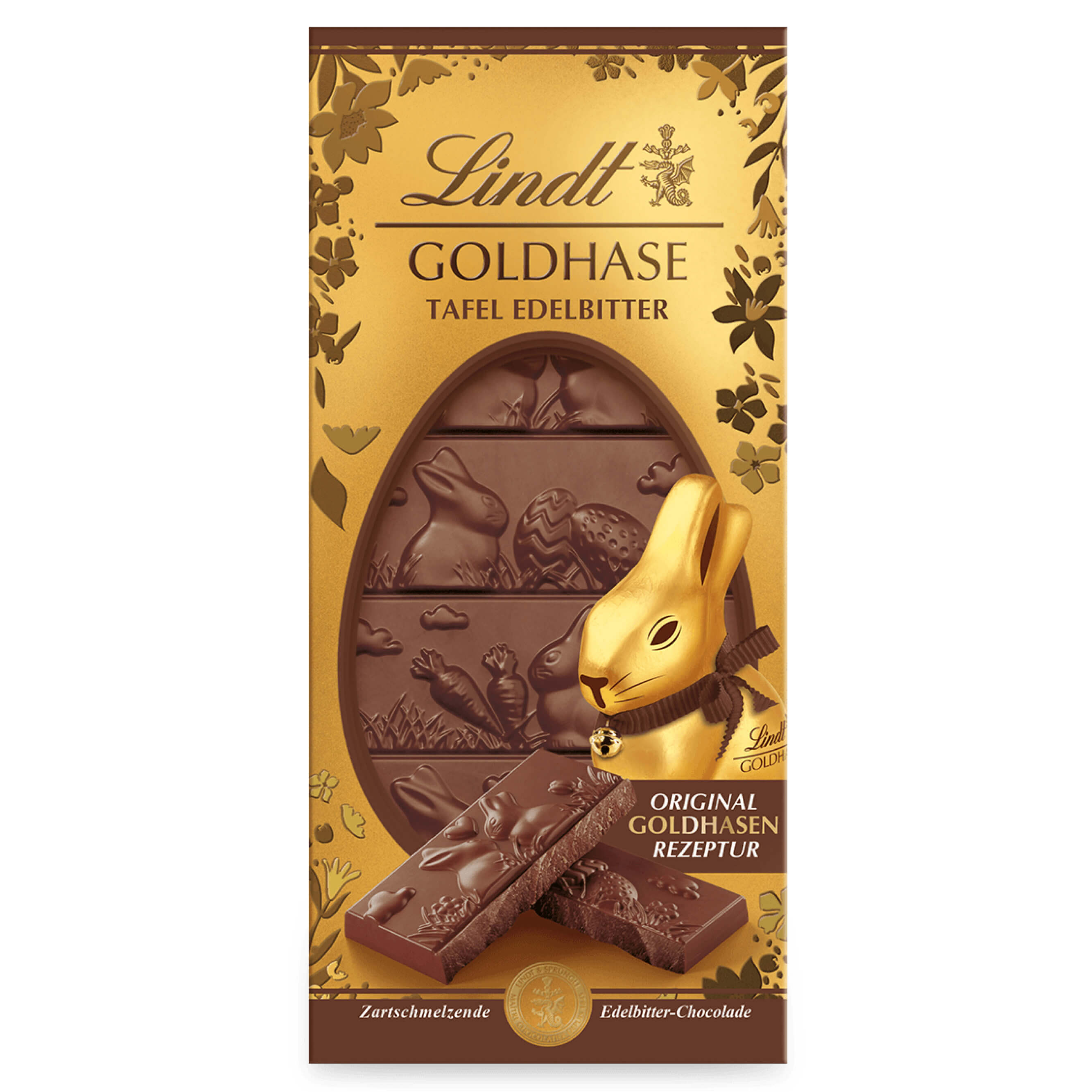 Lindt Goldhasen Tafel Edelbitter 120g