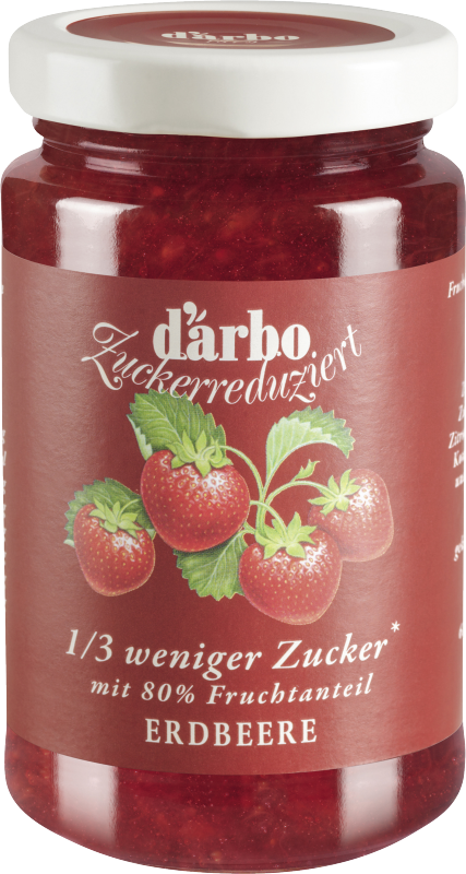 9001432047558 - Fruchtaufstrich Erdbeere 80% Fruchtgehalt zuckerreduziert 250g 9001432047558 - Fruchtaufstrich Erdbeere 80% Fruchtgehalt zuckerreduziert 250g