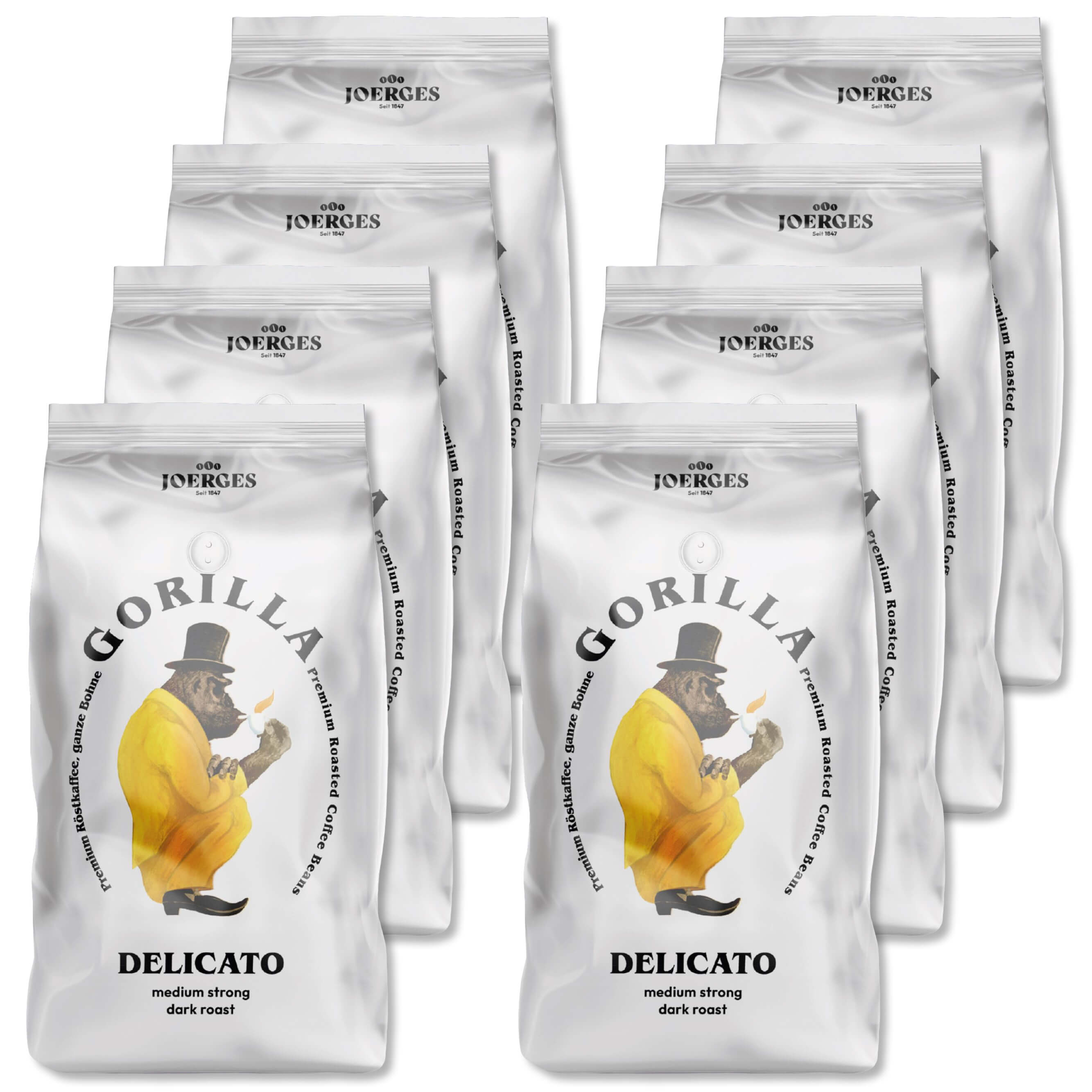 Gorilla Espresso Delicato Vorteilspack 8 Stück