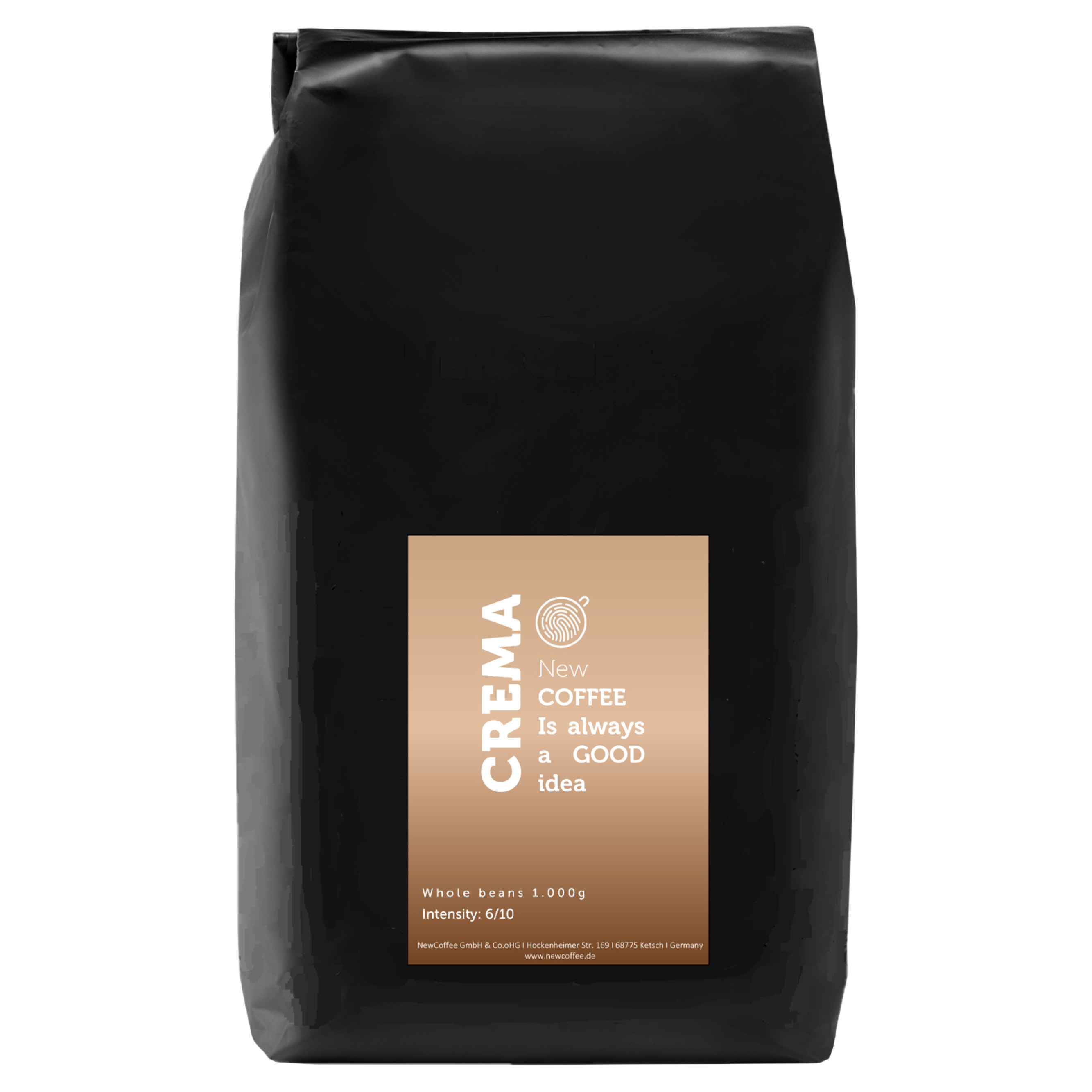 New Coffee Crema ganze Bohnen 1kg