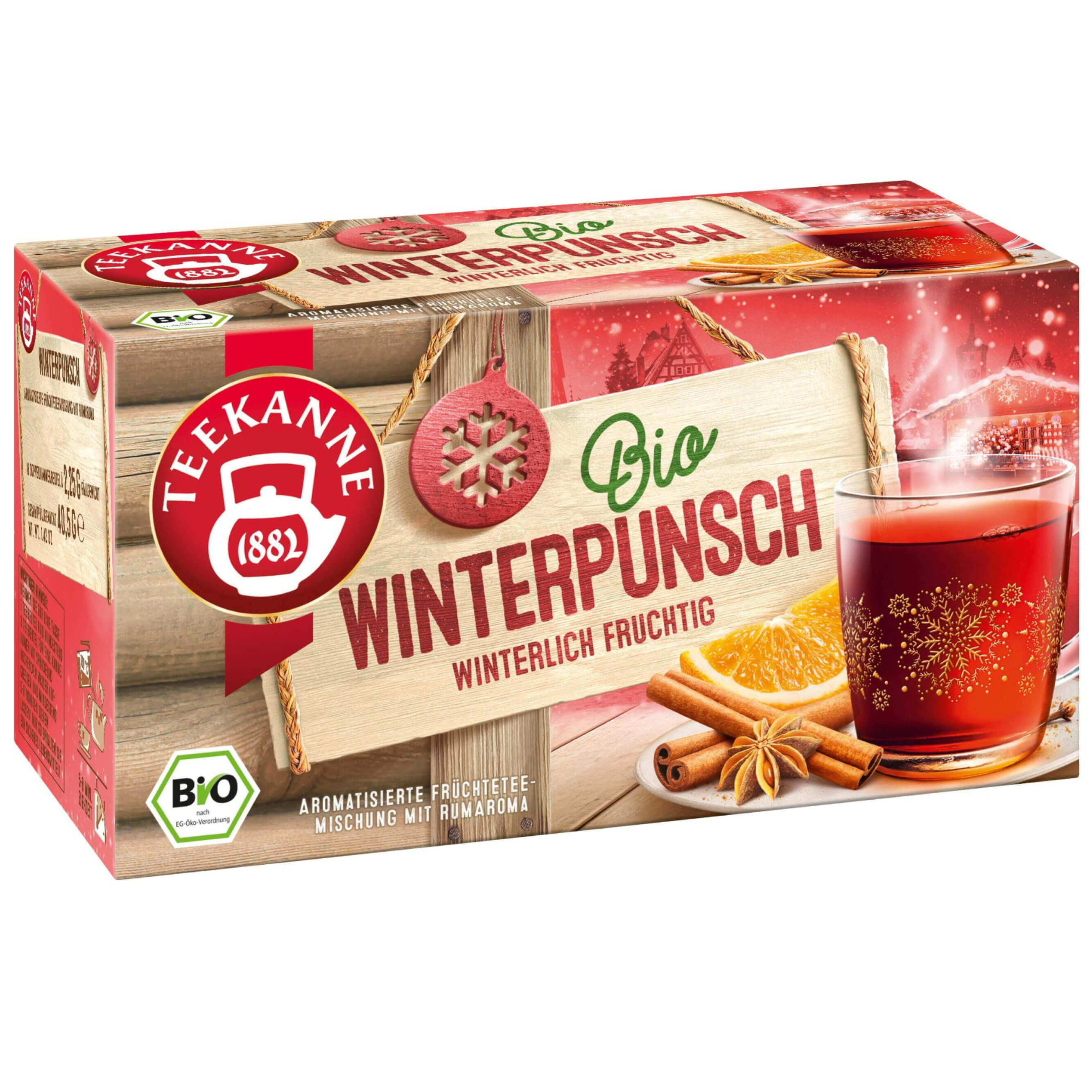 Teekanne Bio Winterpunsch Tee 18 x 2,25 g Teekanne Bio Winterpunsch Tee 18 x 2,25 g