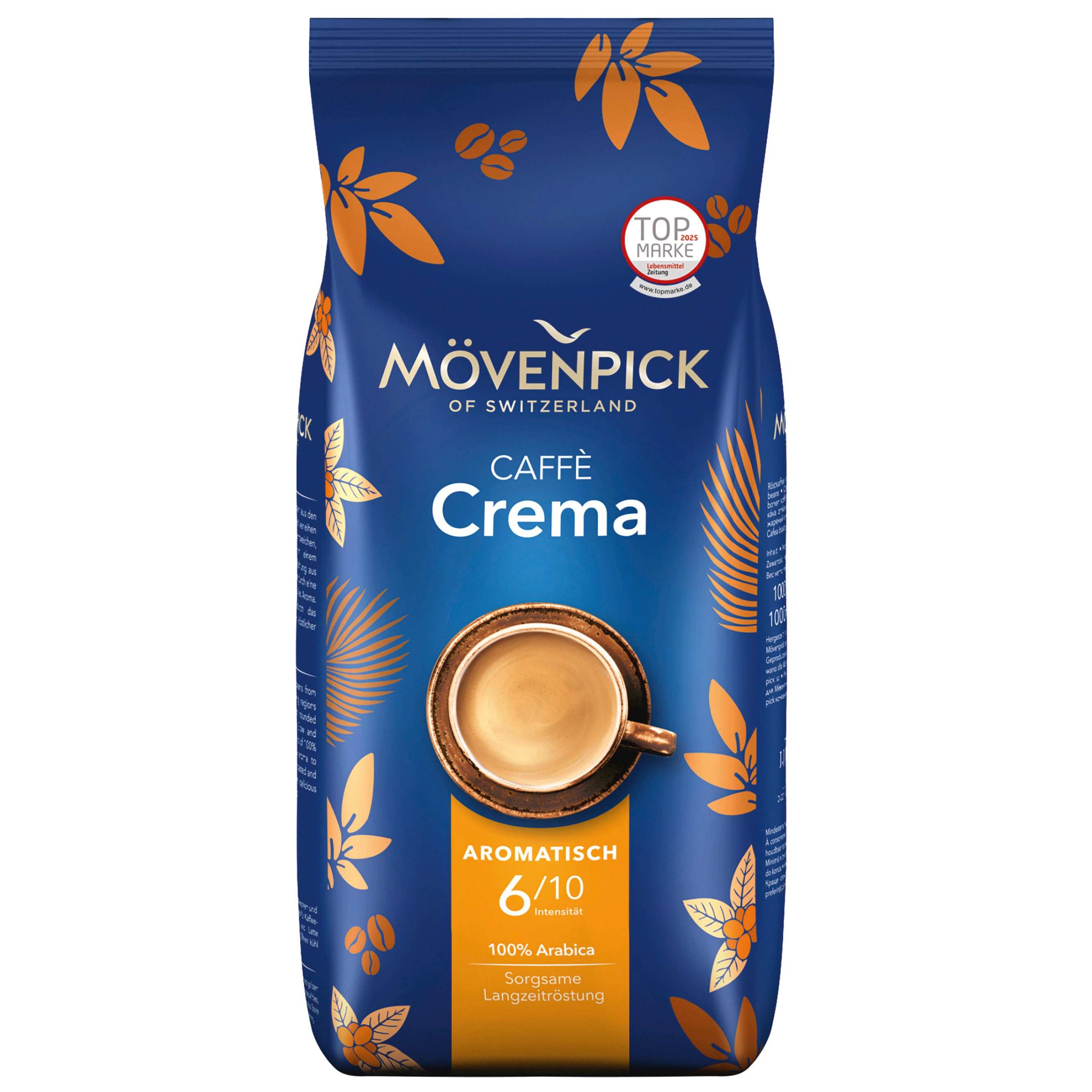 Mövenpick Caffe Crema ganze Bohnen 1kg