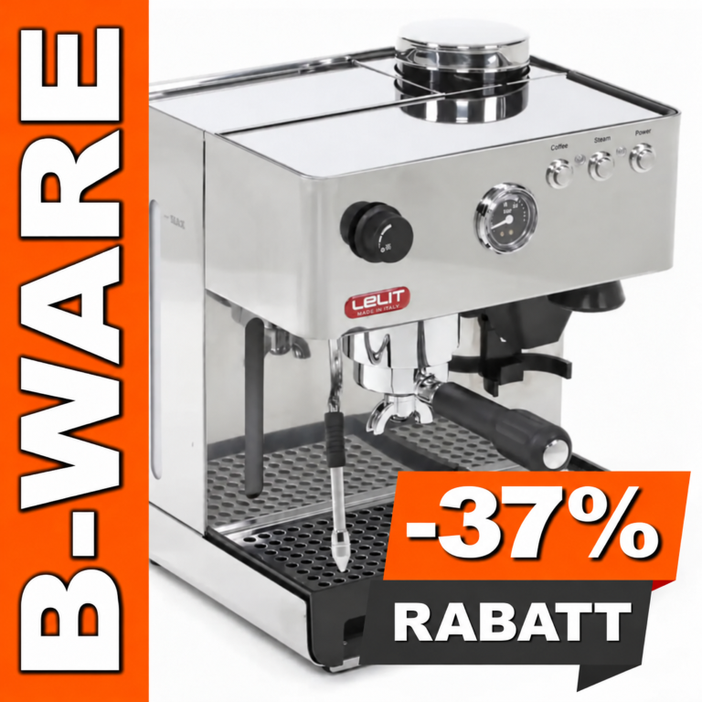 B-Ware #3120 - Lelit ANITA PL042EMI Edelstahl m.Mühle