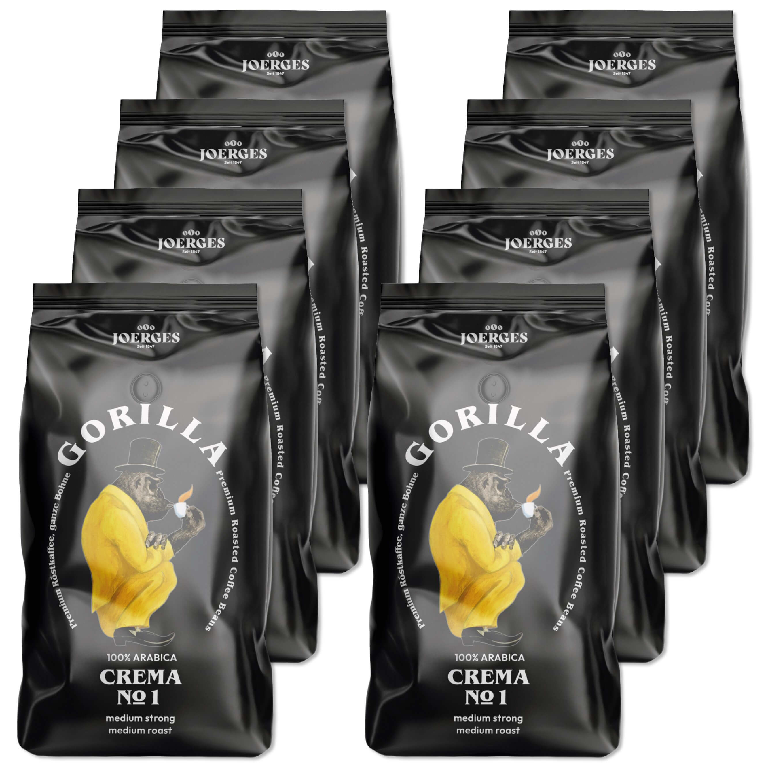 Gorilla Crema No.1 Vorteilspack 8 Stück