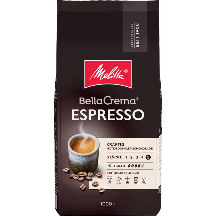 Melitta Bella Crema Espresso ganze Bohnen 1kg
