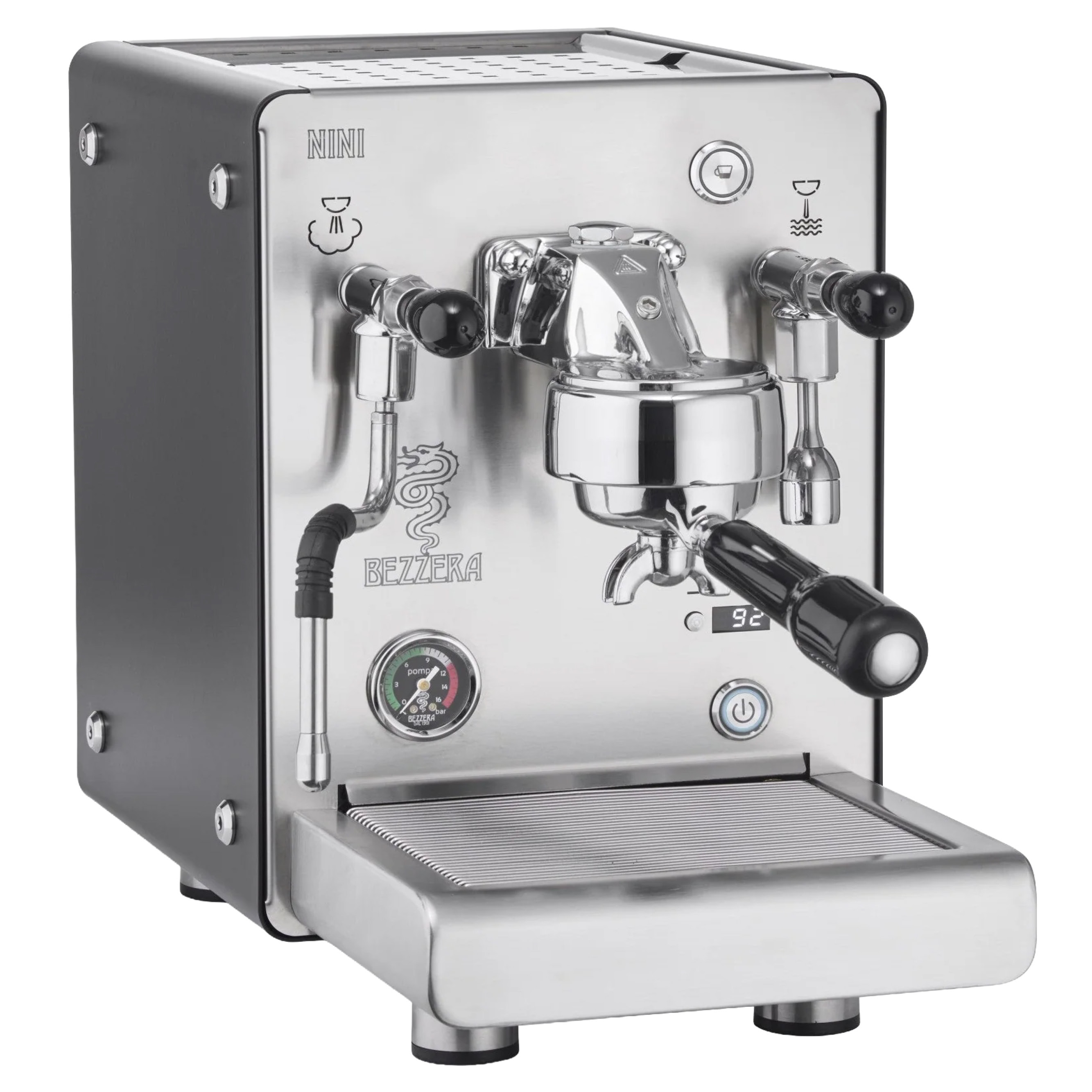 Bezzera Siebträgermaschine Nini PID PM Matt Black