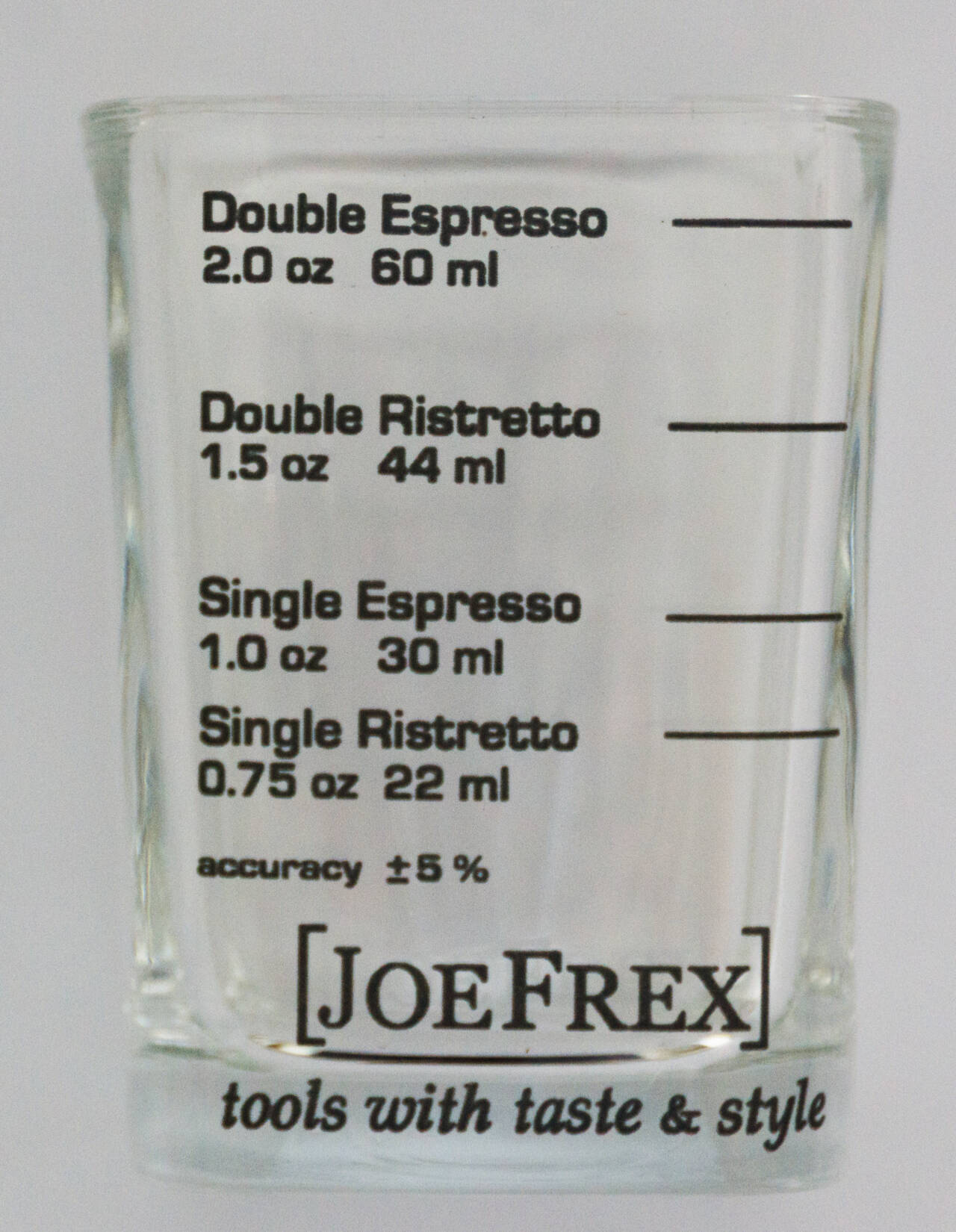 Concept-Art Espresso-Glas mit Skala