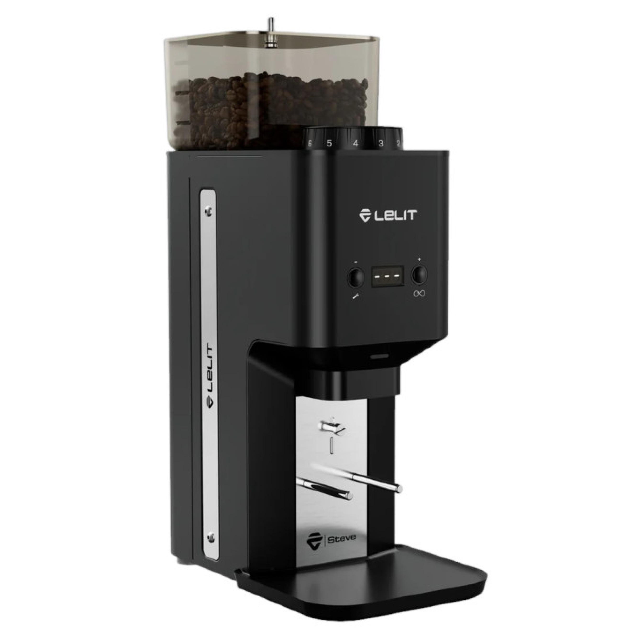 Lelit STEVE PM20-4Q20 Kaffeemühle, Schwarz