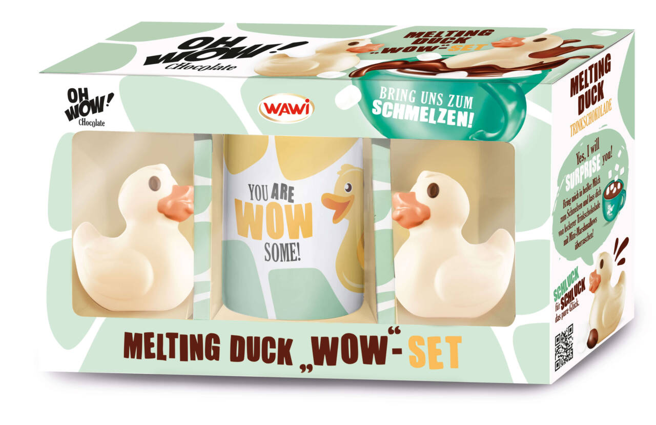 OH WOW! Melting Duck 2x75g und Tasse in der Geschenkverpackung