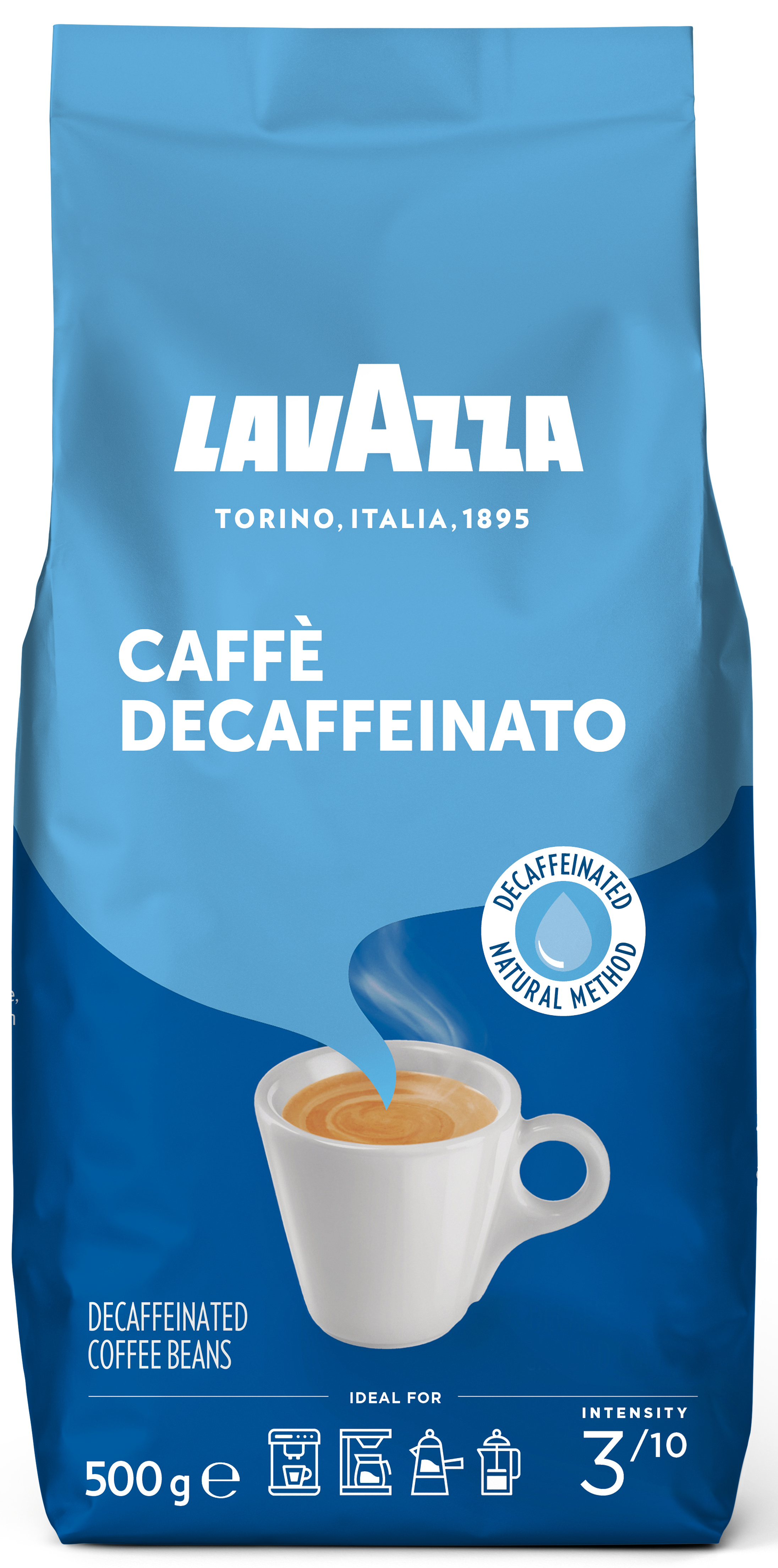 Lavazza Caffè Crema Decaffeinato ganze Bohnen 500g Lavazza Caffè Crema Decaffeinato ganze Bohnen 500g