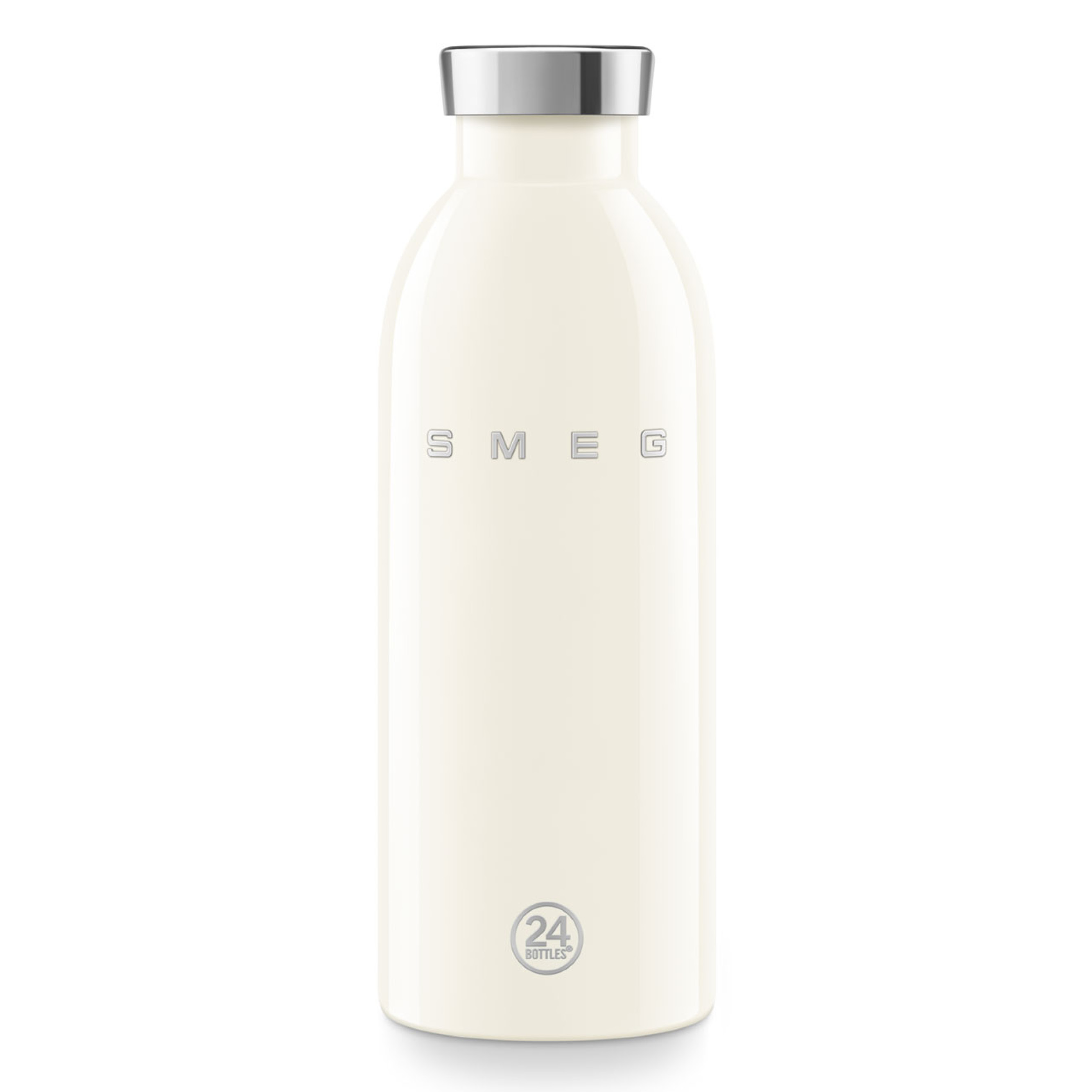 SMEG 24Bottles® Isolierte Edelstahlflasche 500 ml creme WBF01CR