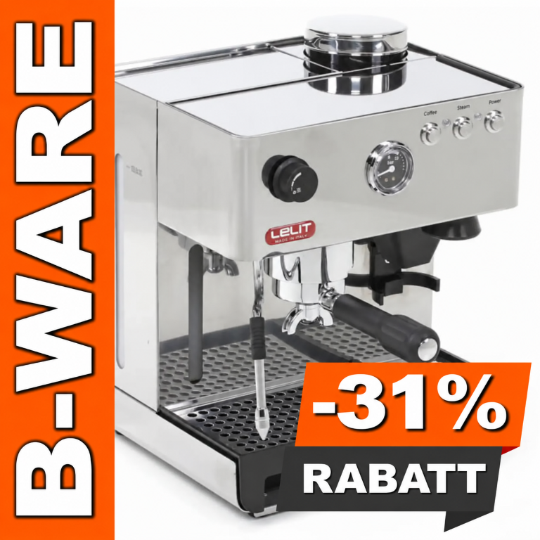 B-Ware #3120 - Lelit ANITA PL042EMI Edelstahl m.Mühle