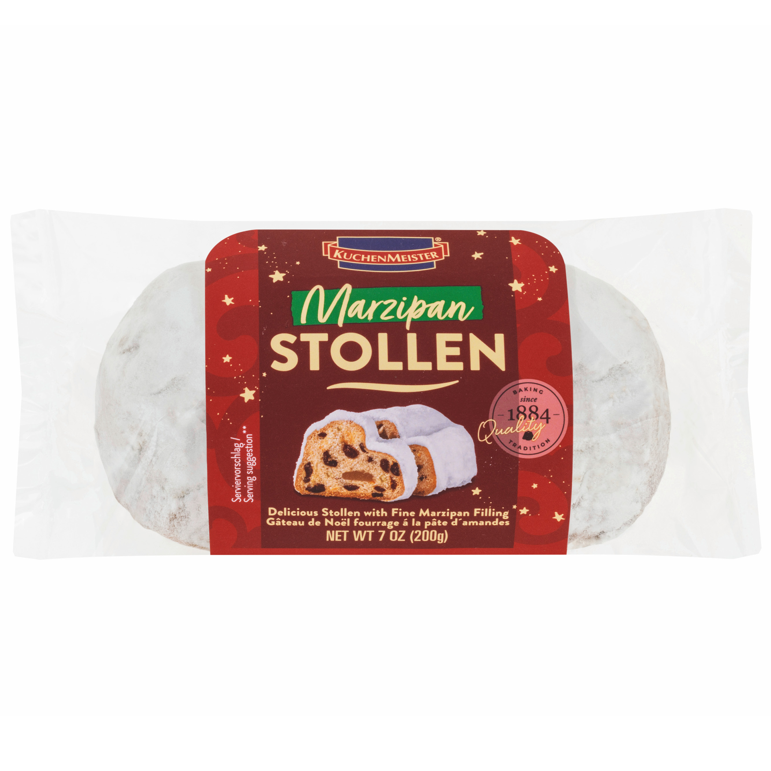 Kuchenmeister Edel - Marzipanstollen 200g