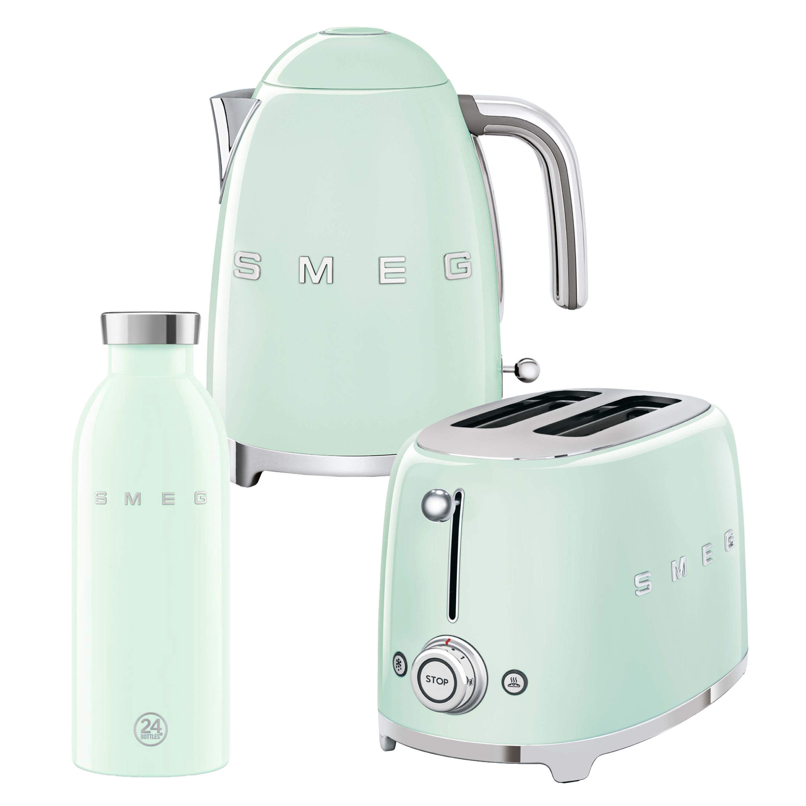 SMEG Küchengeräte-Set pastellgrün 3-teilig