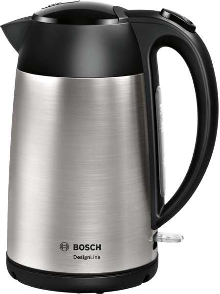 Bosch Wasserkocher DesignLine 1,7 Liter Edelstahl 2400 Watt TWK3P420