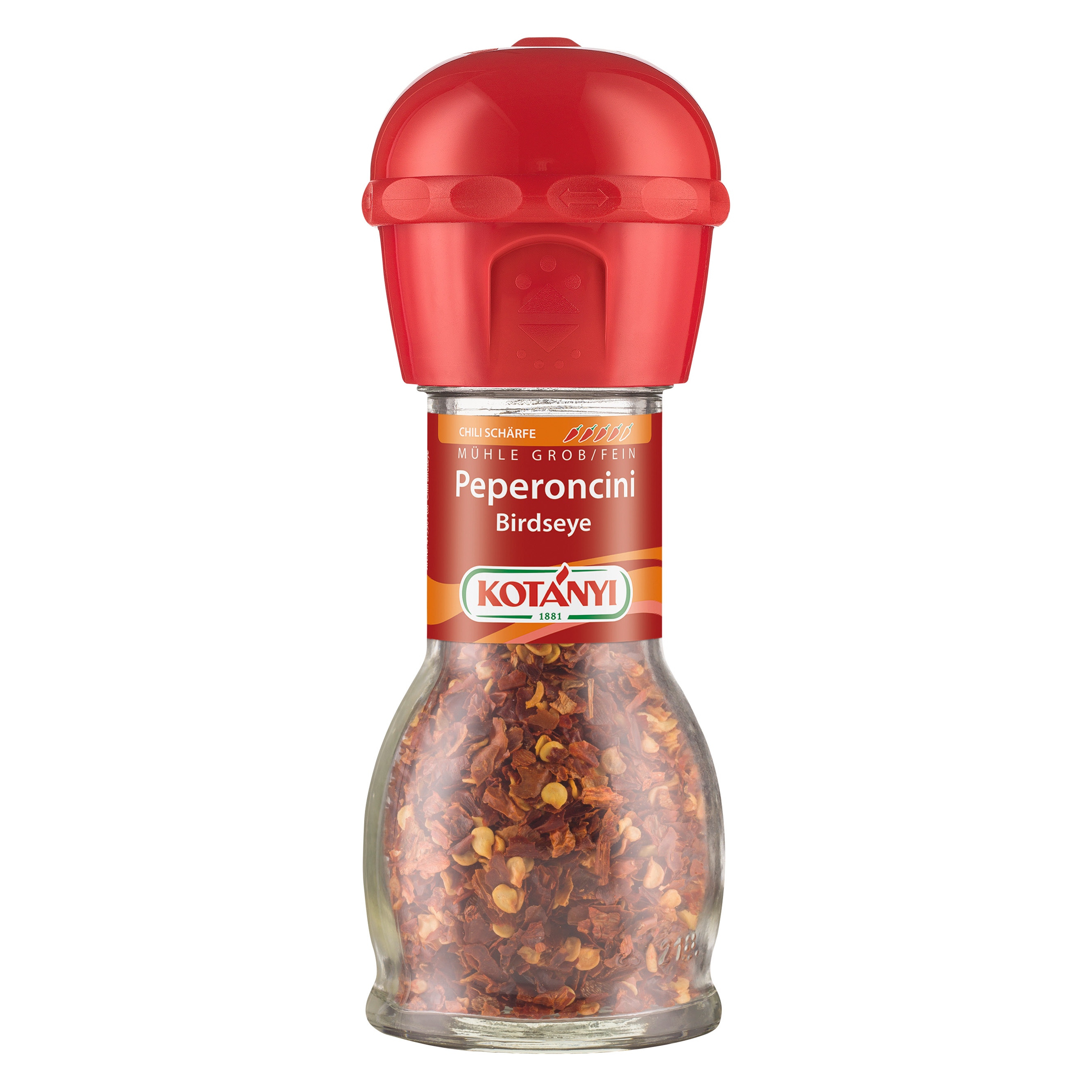 Kotanyi Chili Peperoncini Birdseye Mühle 24g