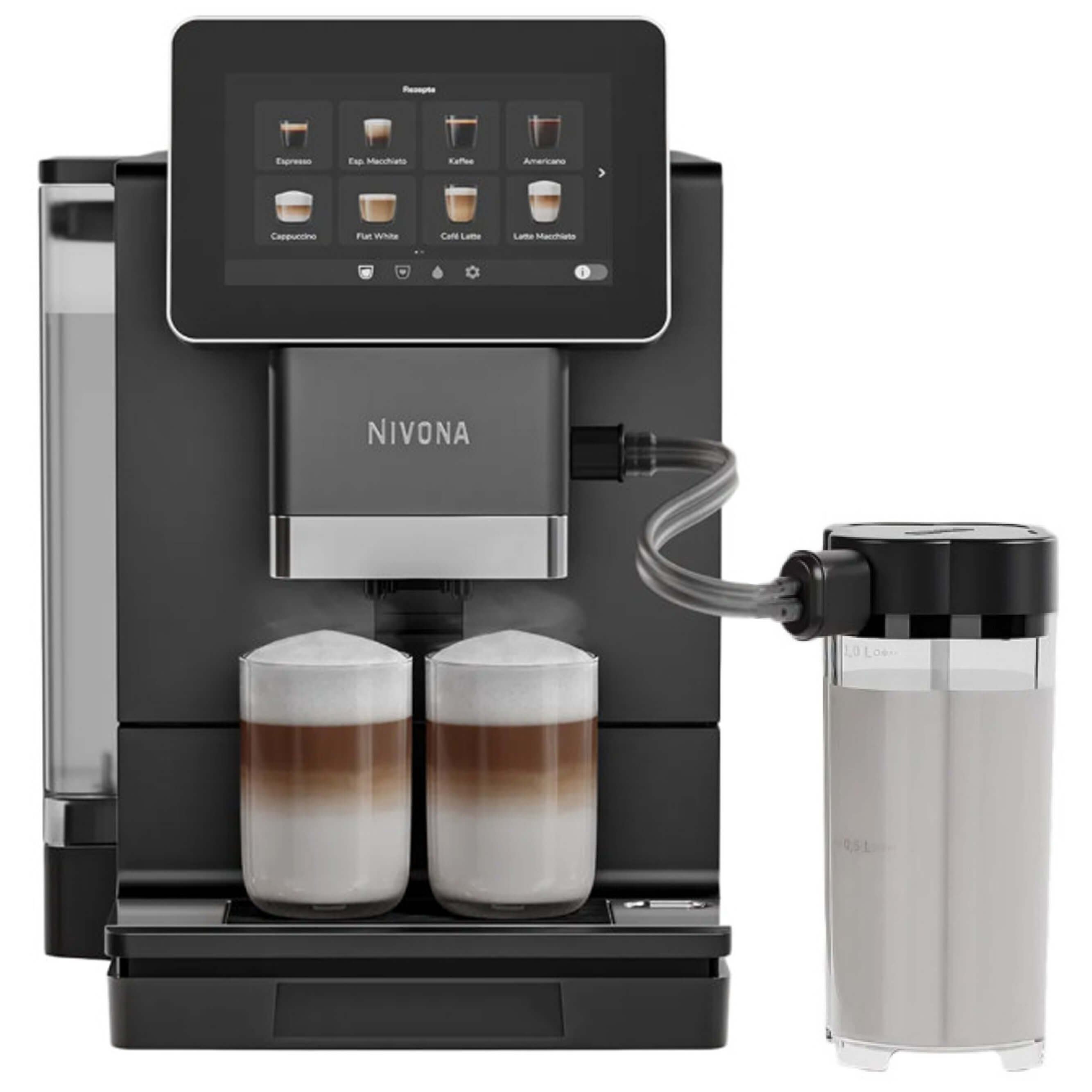 Nivona Kaffeevollautomat NIVO 9101 matt schwarz/chrom
