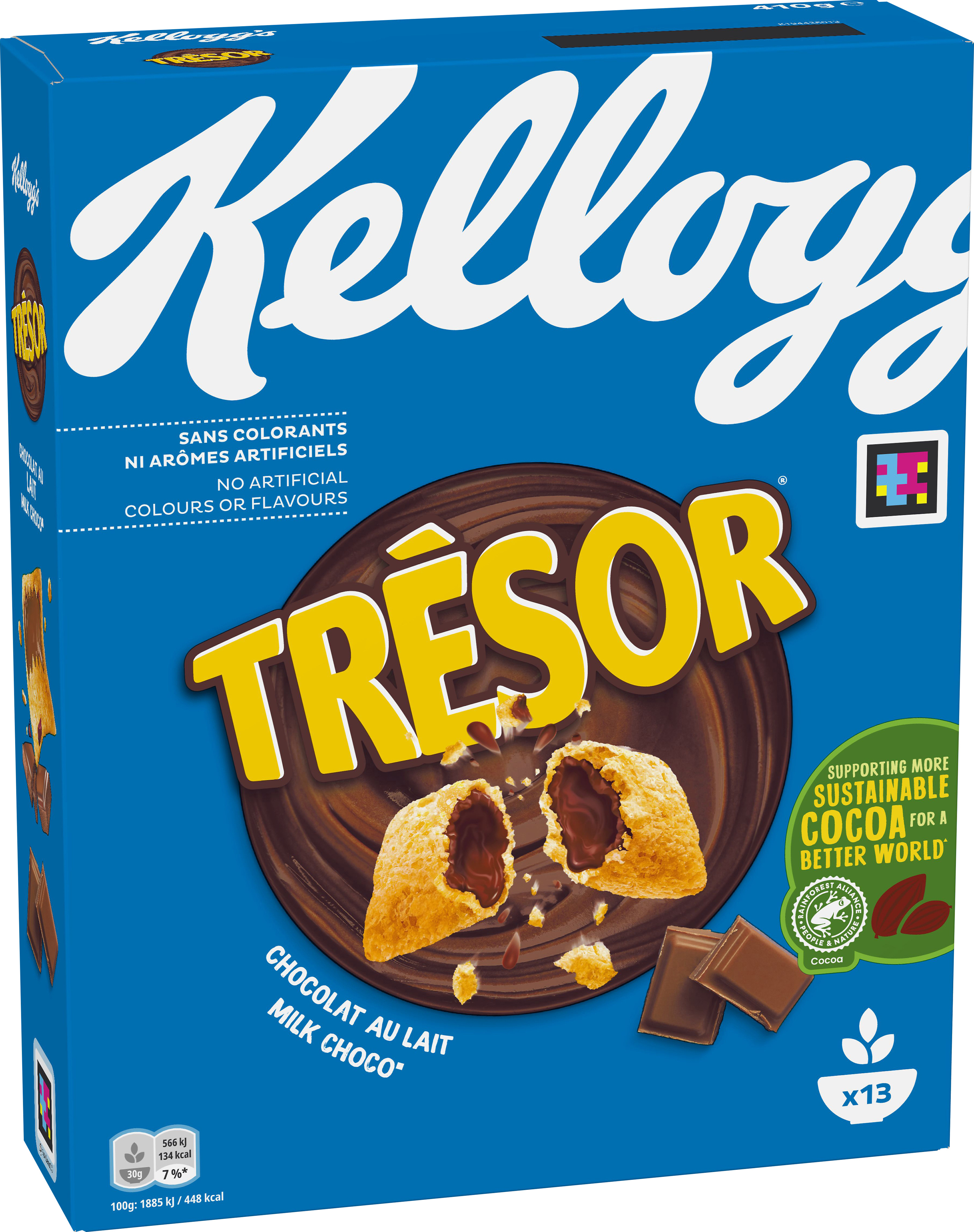 Kellogg's Tresor Milk Choco 410g Kellogg's Tresor Milk Choco 410g