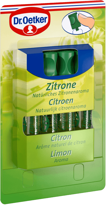 Dr. Oetker Natürliches Zitronen Aroma 4er Pack