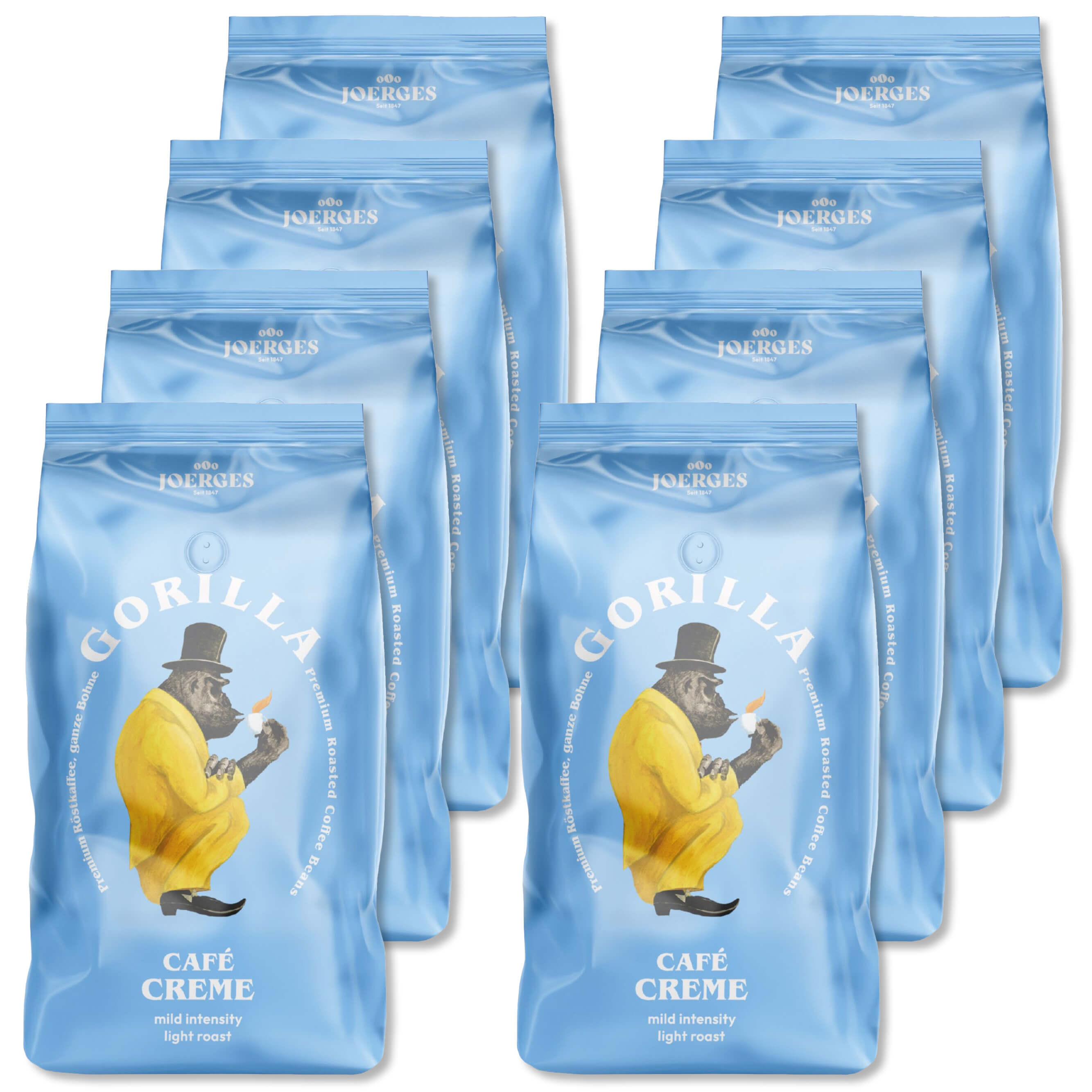 Gorilla Cafe Creme Vorteilspack 8 Stück