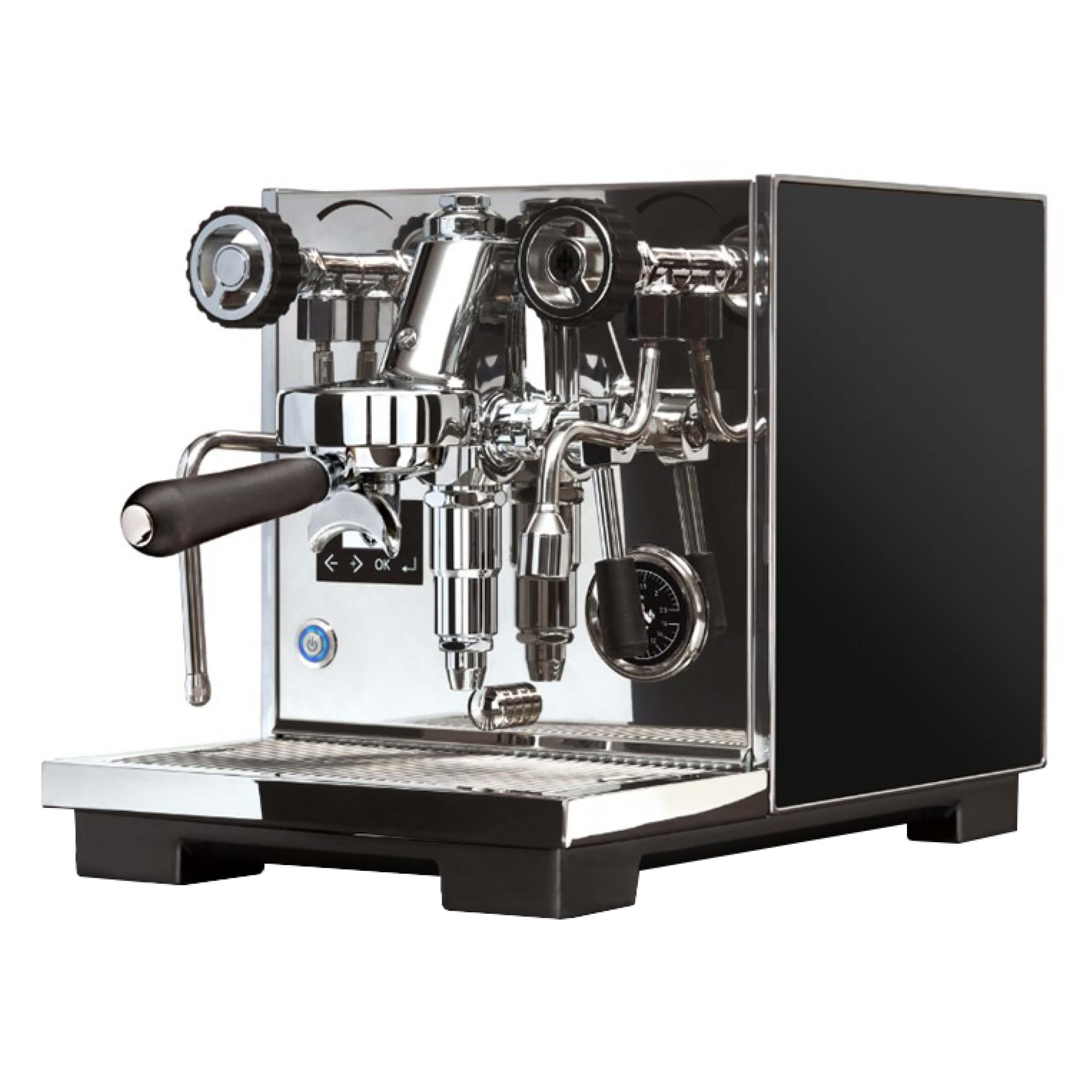Eureka Espressomaschine Costanza R mit Seitenpaneel Mattschwarz